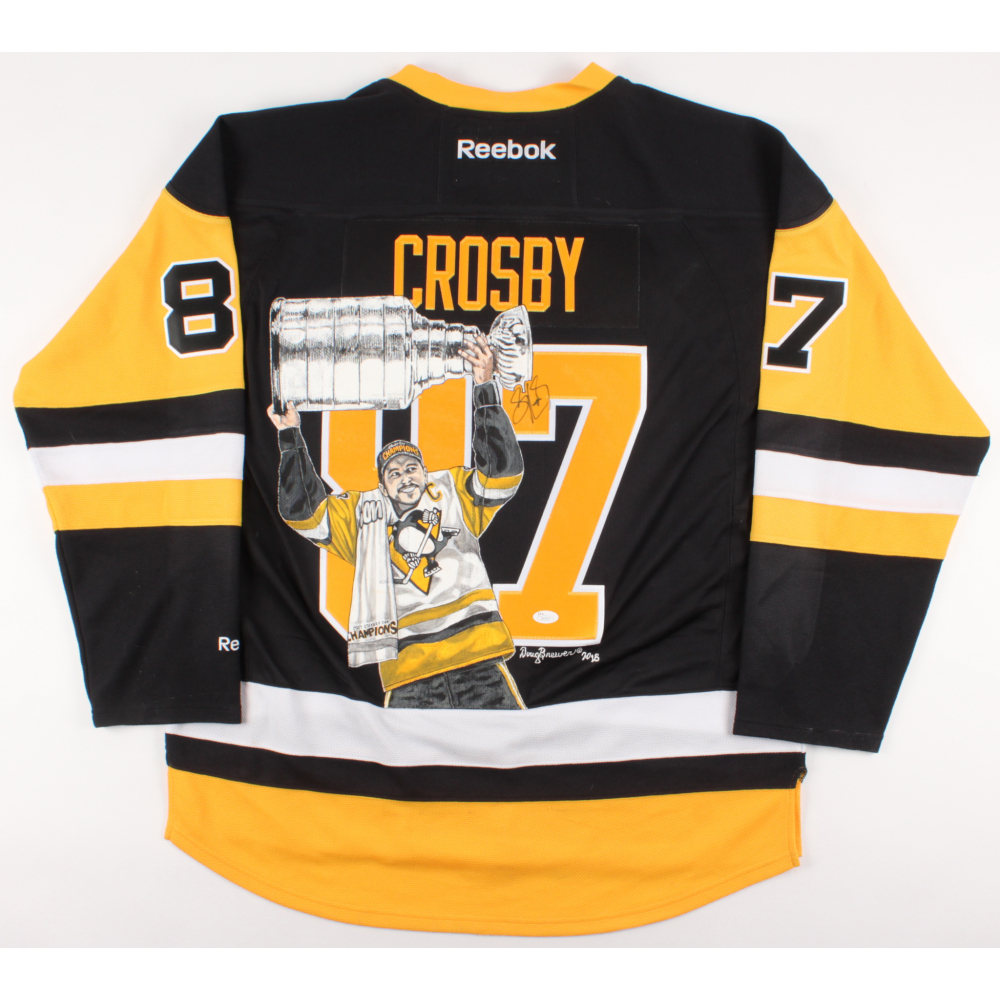 Nhl Crosby Signed Puck Winter Classic Penguins Game Crosby Game