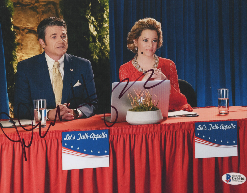 John Michael Higgins Signed Pitch Perfect 8x10 Photo Beckett