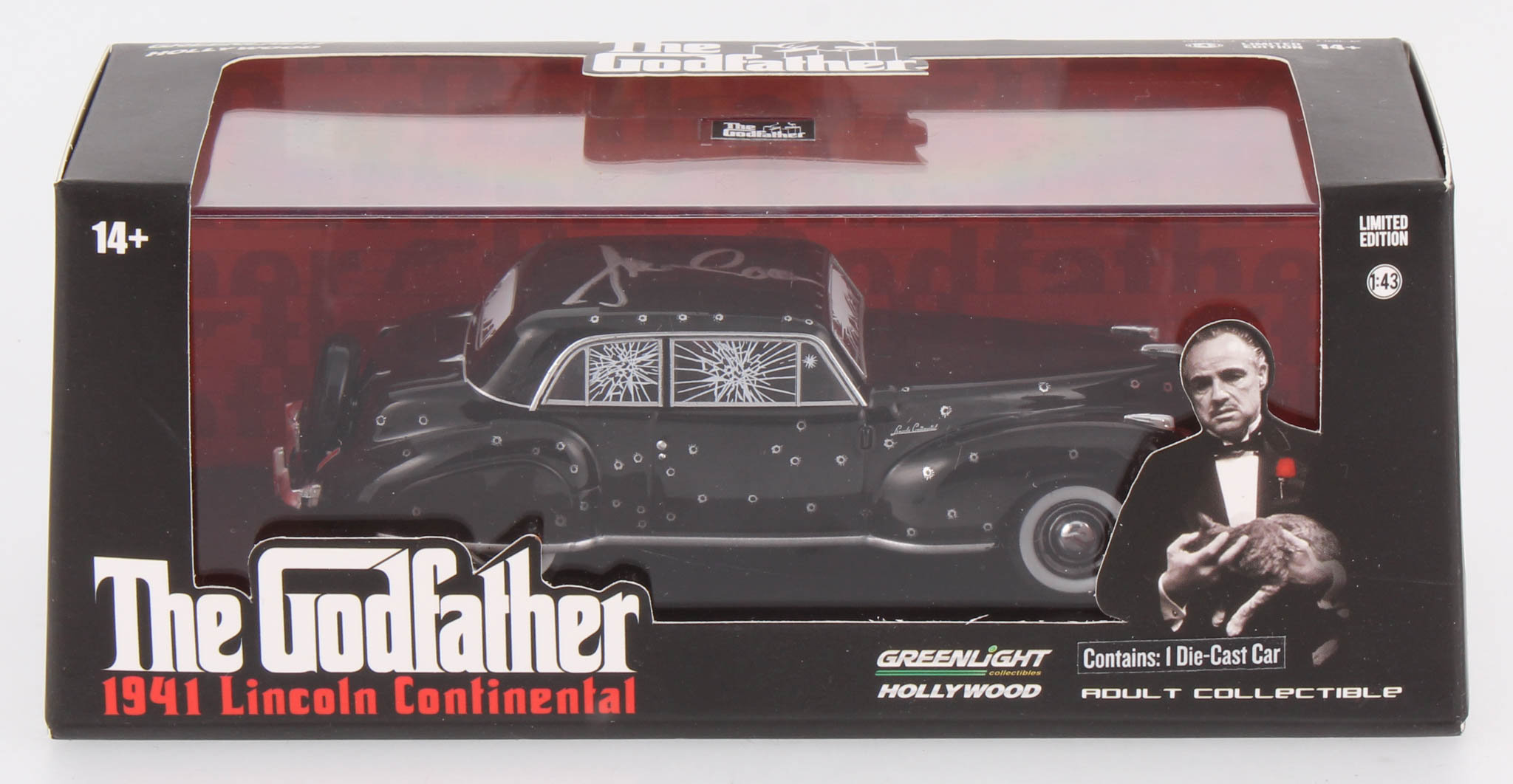 James Caan Signed LE "The Godfather" 1941 Lincoln Continental 1:43 Scale Die Cast Show Car (Schwartz COA) at PristineAuction.com James Caan Signed LE "The Godfather" 1941 Lincoln Continental 1:43 Scale Die Cast Show Car (Schwartz COA) at PristineAuction.com