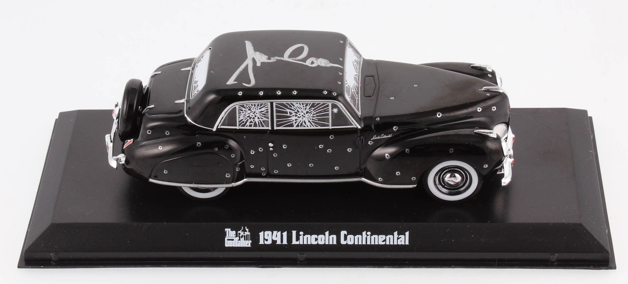 James Caan Signed LE "The Godfather" 1941 Lincoln Continental 1:43 Scale Die Cast Show Car (Schwartz COA) at PristineAuction.com James Caan Signed LE "The Godfather" 1941 Lincoln Continental 1:43 Scale Die Cast Show Car (Schwartz COA) at PristineAuction.com