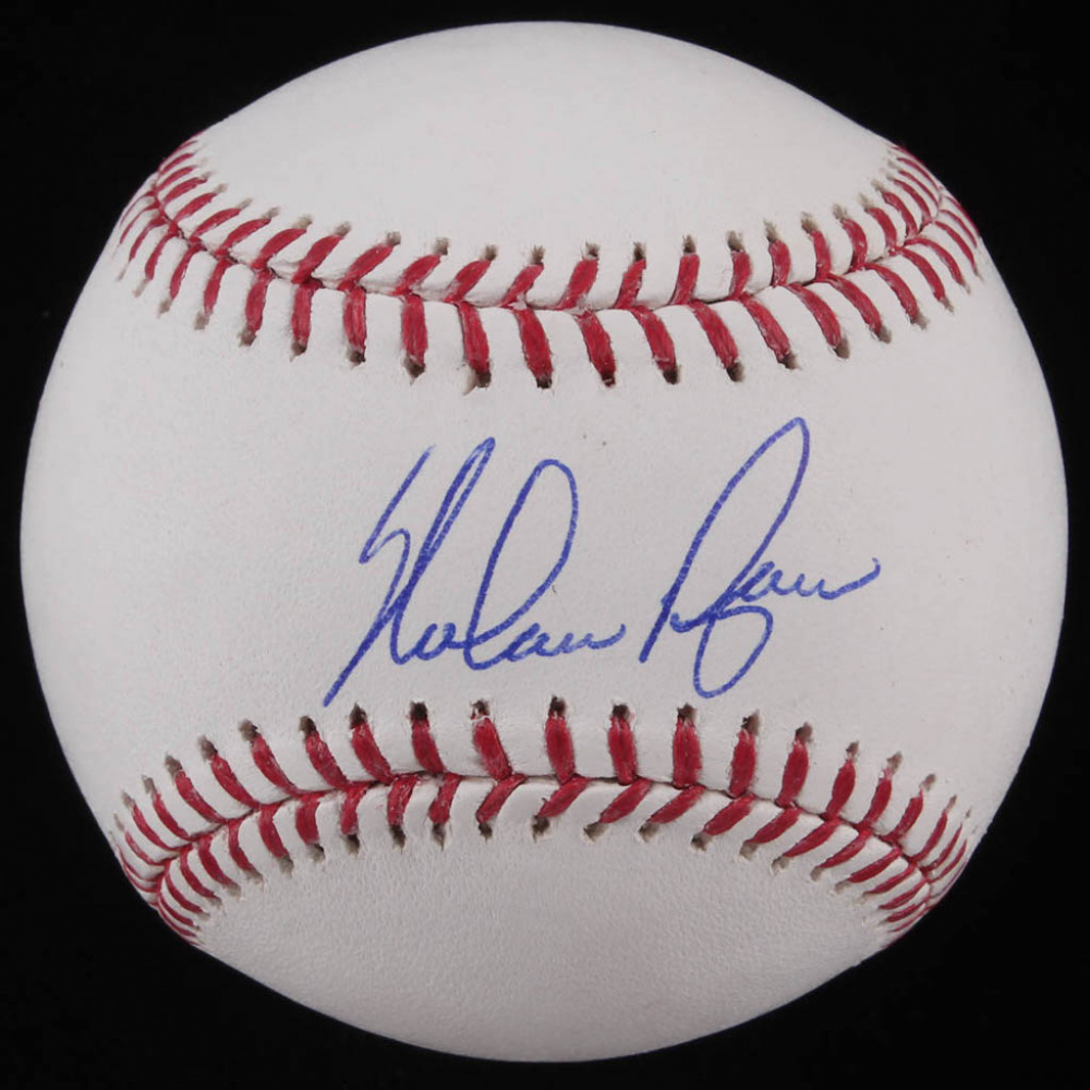 Nolan Ryan Signed OML Baseball (AIV & Ryan) | Pristine Auction