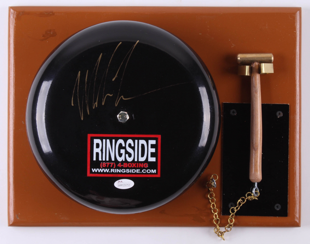 Mike Tyson Signed Authentic Full Size Ringside Boxing Bell (JSA COA ...