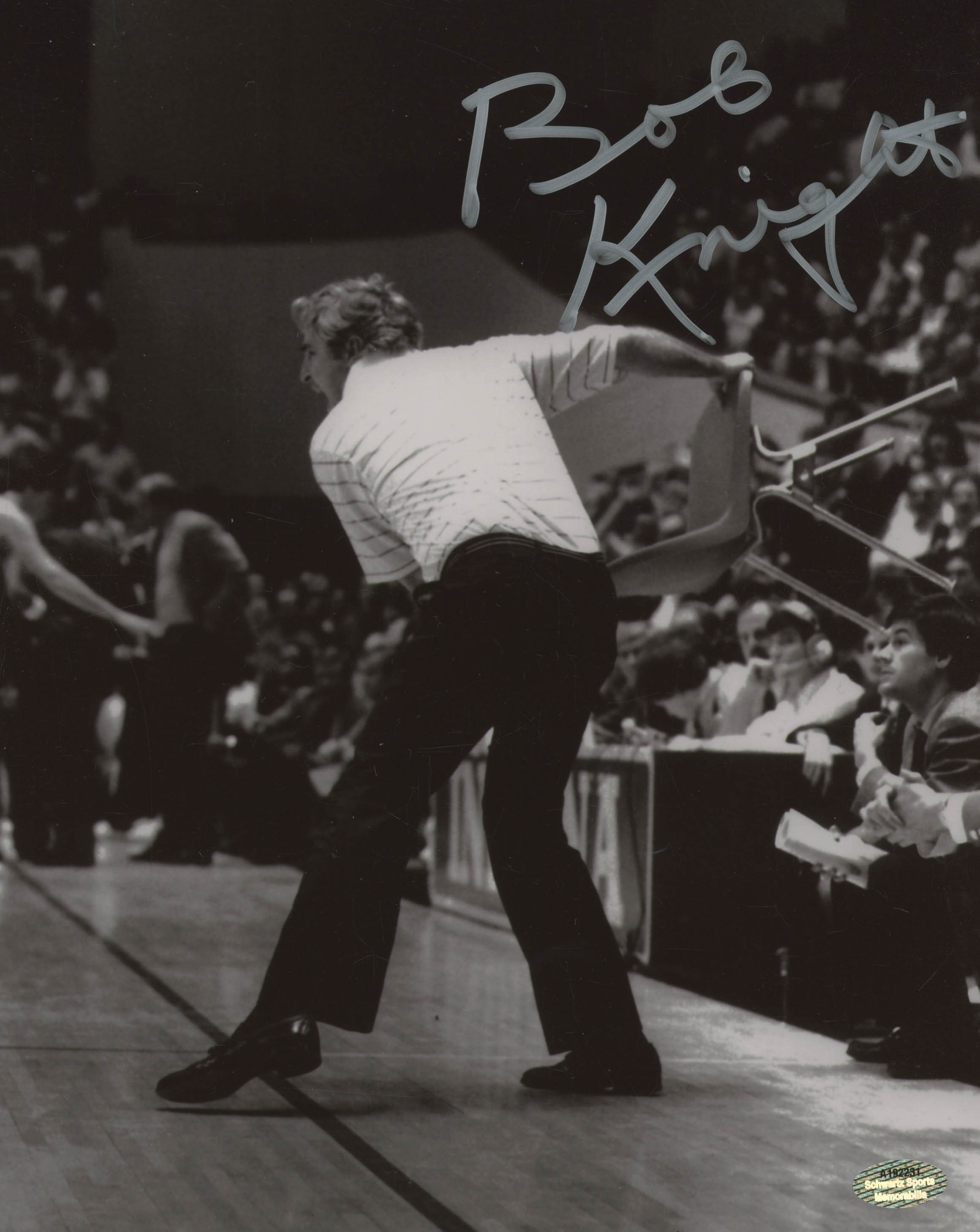 Bob Knight Signed Indiana Hoosiers 8x10 Photos (Schwartz COA) at PristineAuction.com Bob Knight Signed Indiana Hoosiers 8x10 Photos (Schwartz COA) at PristineAuction.com