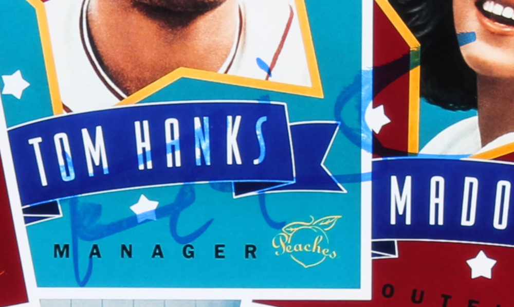 Tom Hanks Signed A League Of Their Own 12x18 Movie Poster