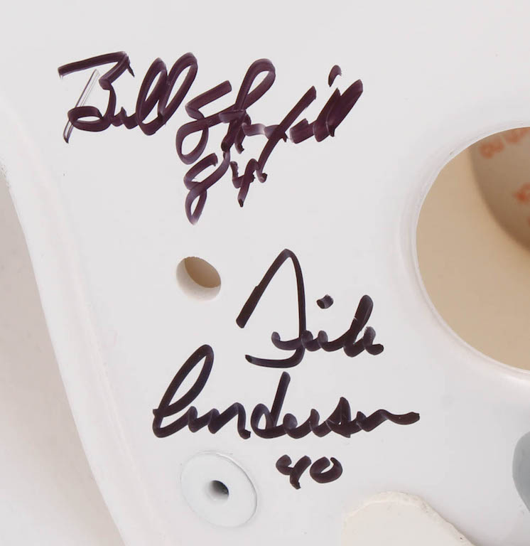 1972 Dolphins Full-Size Authentic On-Field Helmet Team-Signed by (27) with Bob Griese, Jake Scott, Dick Anderson, Mercury Morris, Al Jenkins (JSA COA) at PristineAuction.com 1972 Dolphins Full-Size Authentic On-Field Helmet Team-Signed by (27) with Bob Griese, Jake Scott, Dick Anderson, Mercury Morris, Al Jenkins (JSA COA) at PristineAuction.com