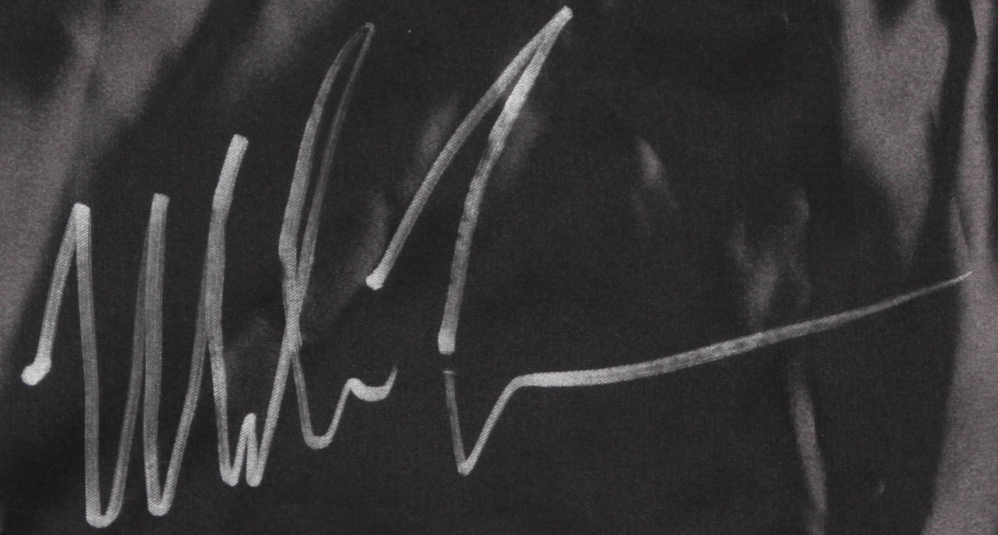 Mike Tyson Signed "Iron Mike" Boxing Trunks (JSA Hologram) at PristineAuction.com Mike Tyson Signed "Iron Mike" Boxing Trunks (JSA Hologram) at PristineAuction.com