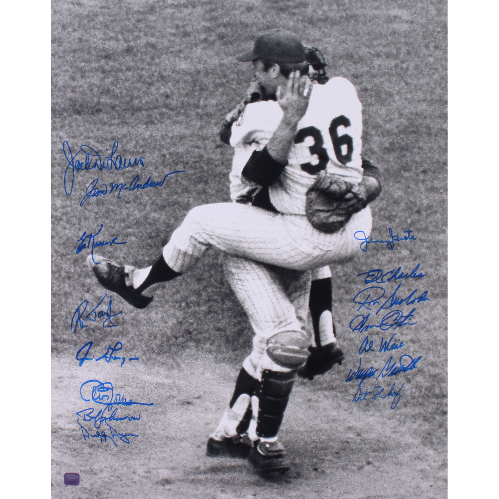 1969 Mets 16x20 Photo Team-Signed by (15) with Cleon Jones, Ed Charles ...