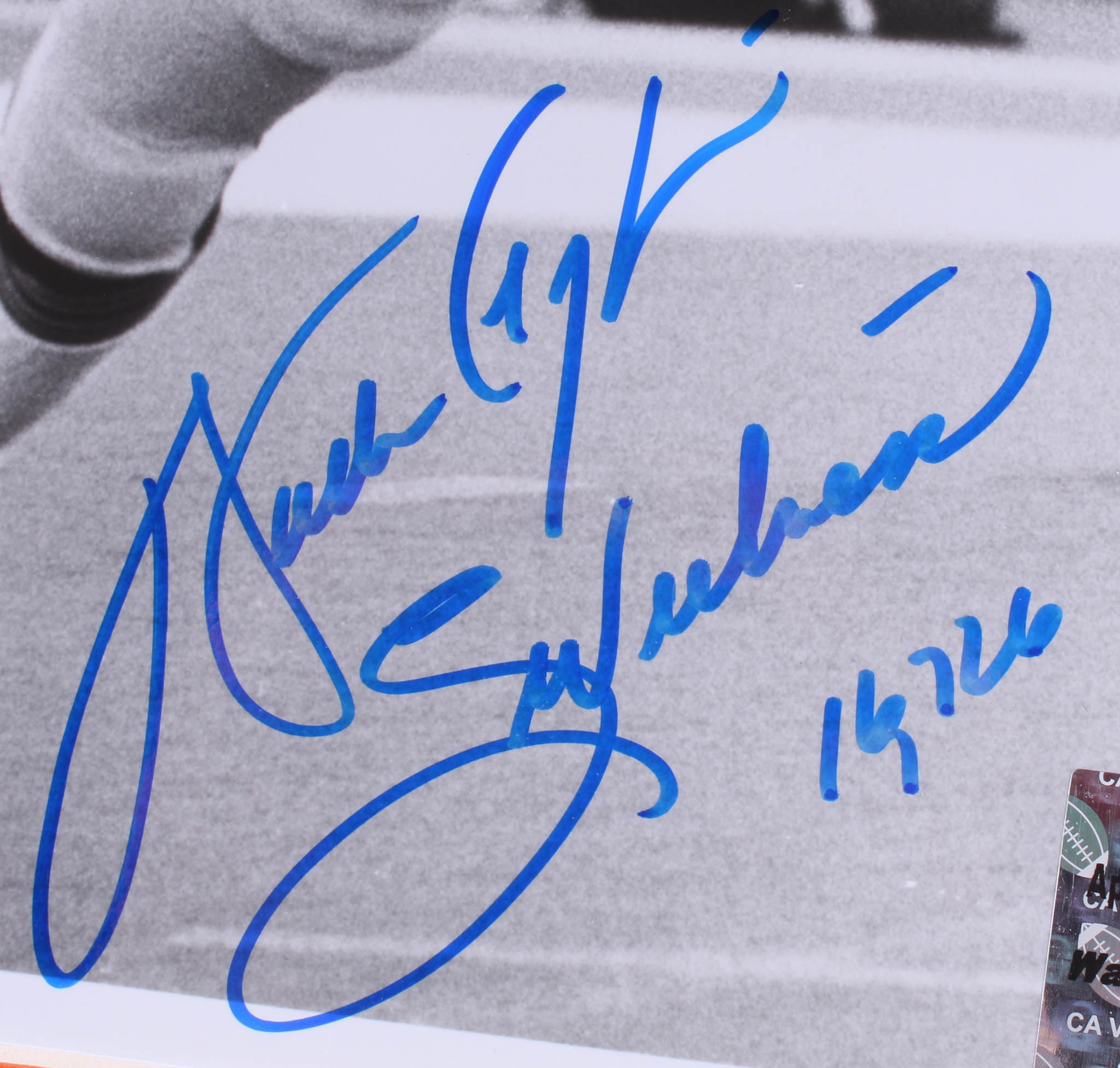 Dick Butkus, Walter Payton & Gale Sayers Signed "Bears Legends" 18x30 Custom Matted Photo Display (JSA COA, Payton COA, Schwartz COA & SOP COA) at PristineAuction.com Dick Butkus, Walter Payton & Gale Sayers Signed "Bears Legends" 18x30 Custom Matted Photo Display (JSA COA, Payton COA, Schwartz COA & SOP COA) at PristineAuction.com