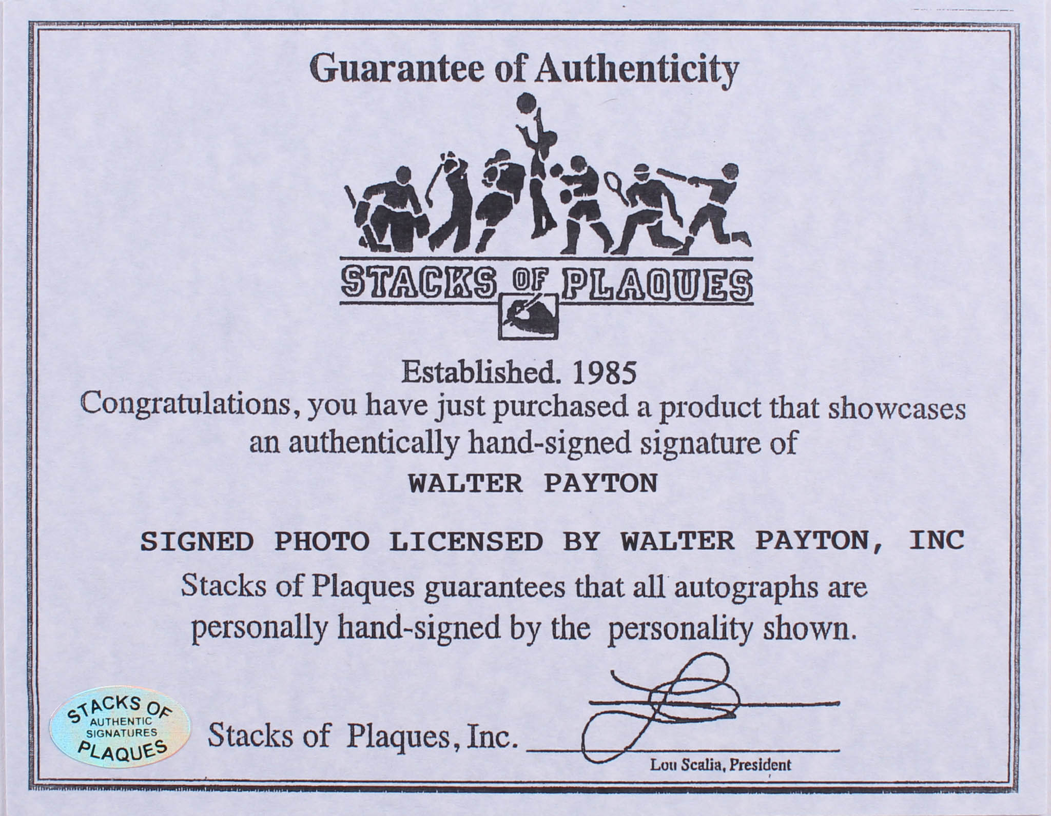 Dick Butkus, Walter Payton & Gale Sayers Signed "Bears Legends" 18x30 Custom Matted Photo Display (JSA COA, Payton COA, Schwartz COA & SOP COA) at PristineAuction.com Dick Butkus, Walter Payton & Gale Sayers Signed "Bears Legends" 18x30 Custom Matted Photo Display (JSA COA, Payton COA, Schwartz COA & SOP COA) at PristineAuction.com