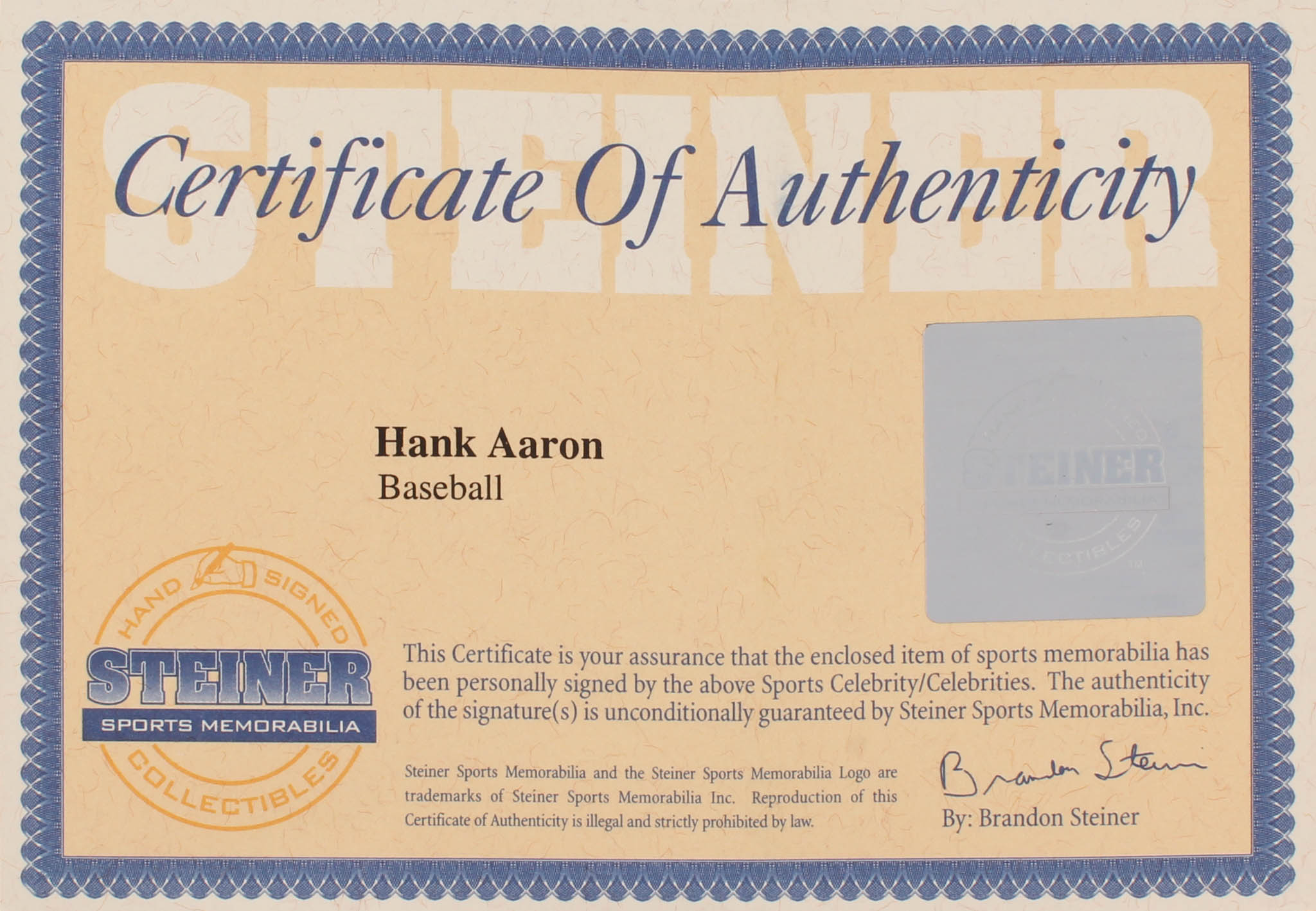 Hank Aaron Signed OML Baseball with Display Case (Steiner COA) at PristineAuction.com Hank Aaron Signed OML Baseball with Display Case (Steiner COA) at PristineAuction.com