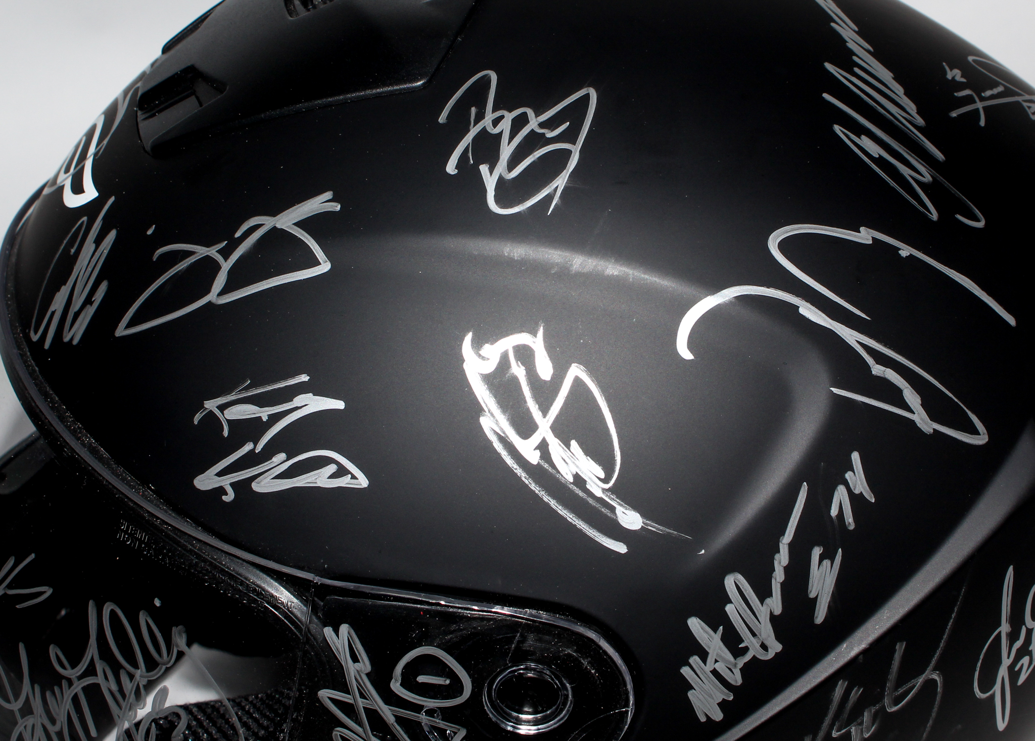 Full-Size Helmet Signed by (42) NASCAR Superstars with Dale Earnhardt ...