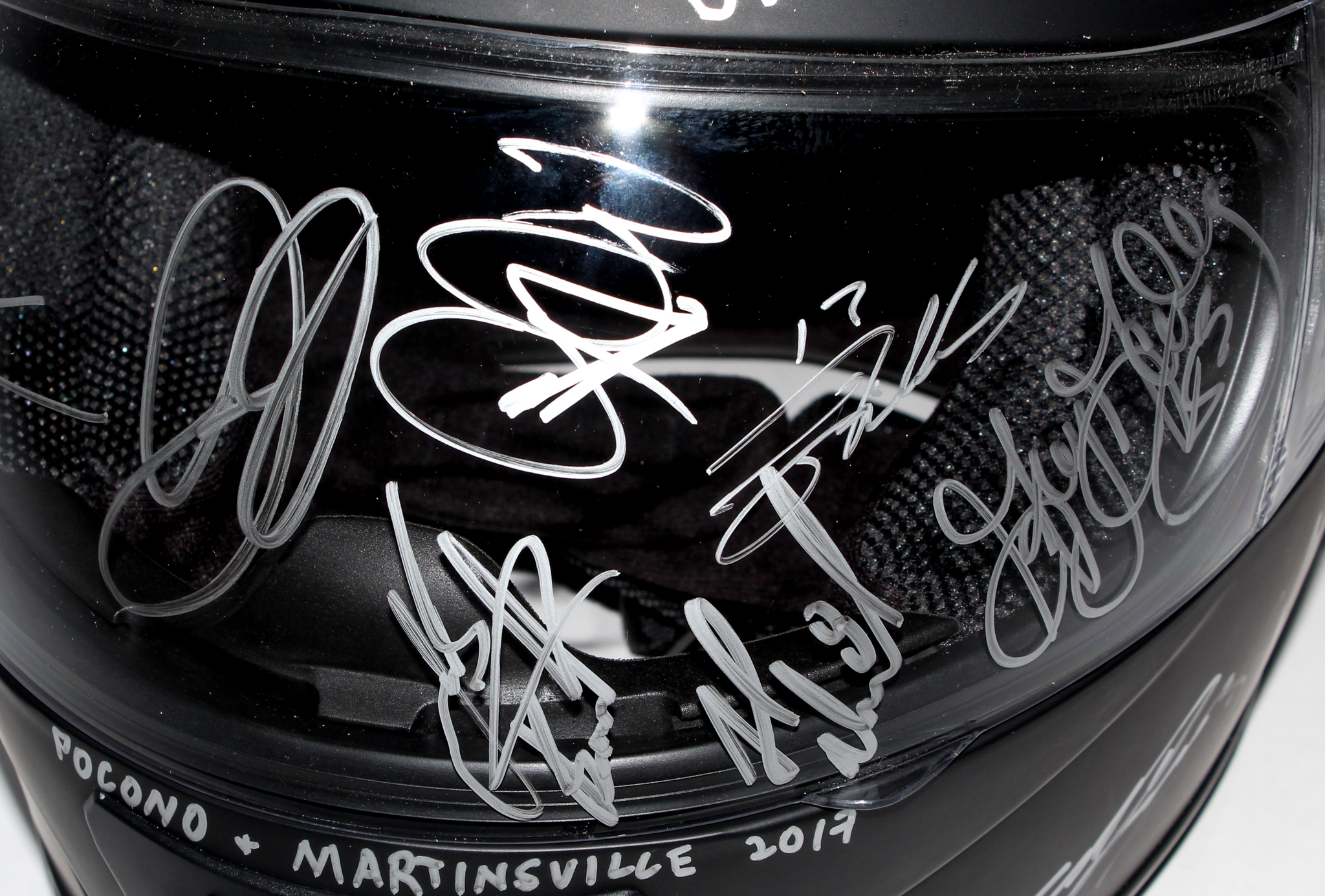 Full-Size Helmet Signed by (42) NASCAR Superstars with Dale Earnhardt ...
