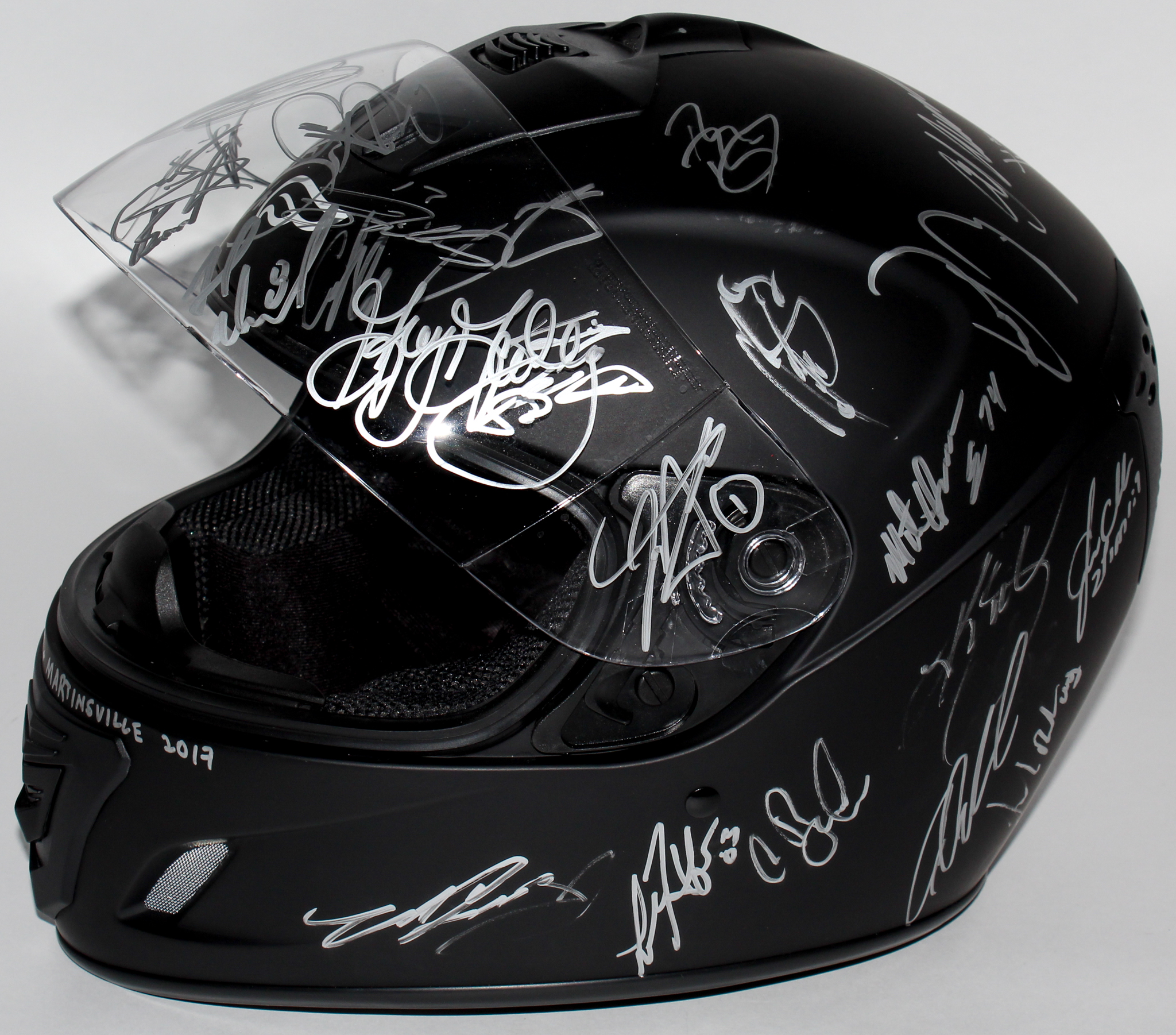 Full-Size Helmet Signed by (42) NASCAR Superstars with Dale Earnhardt ...