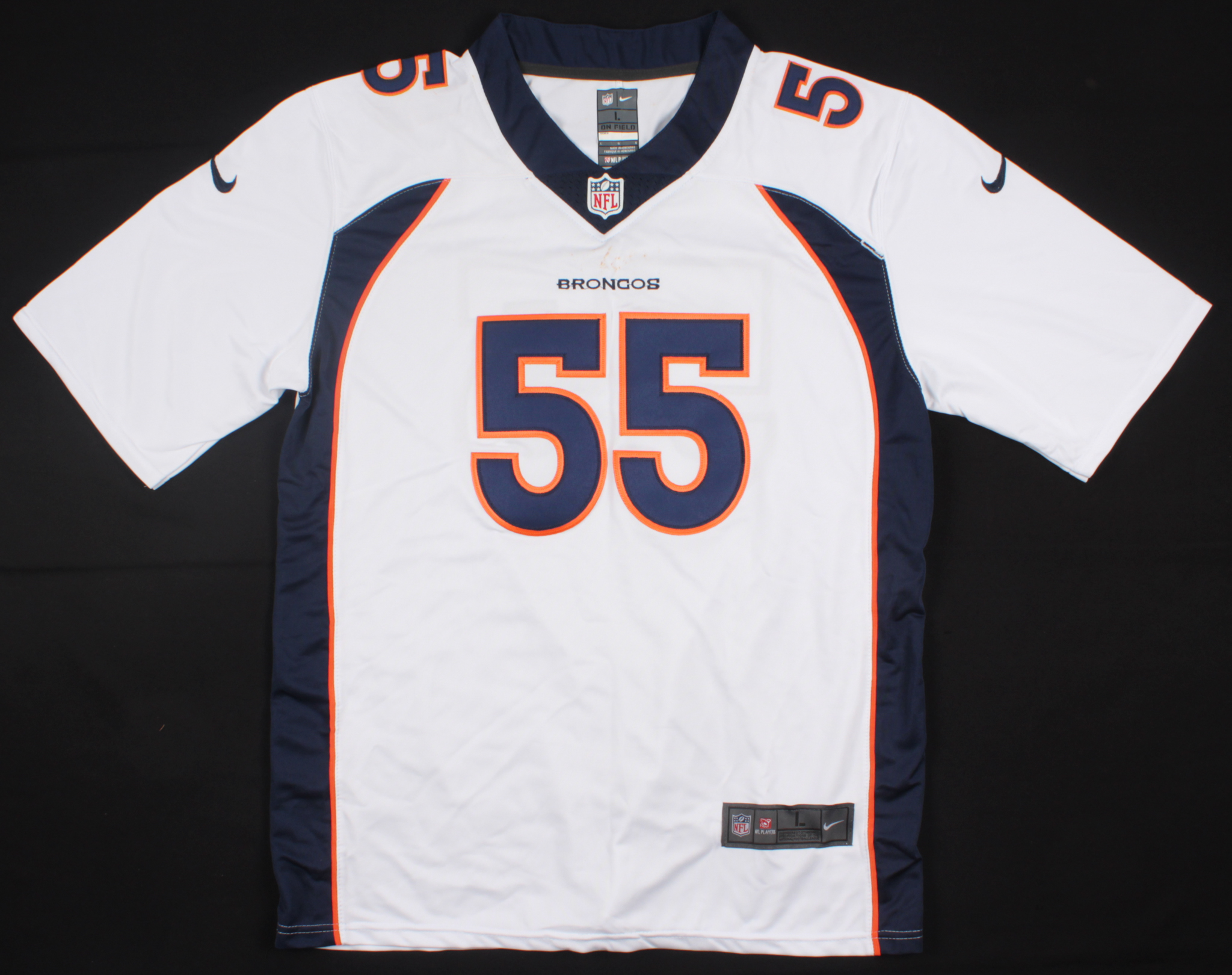 Bradley Chubb Signed Broncos Jersey (JSA COA) (Imperfect) at PristineAuction.com Bradley Chubb Signed Broncos Jersey (JSA COA) (Imperfect) at PristineAuction.com