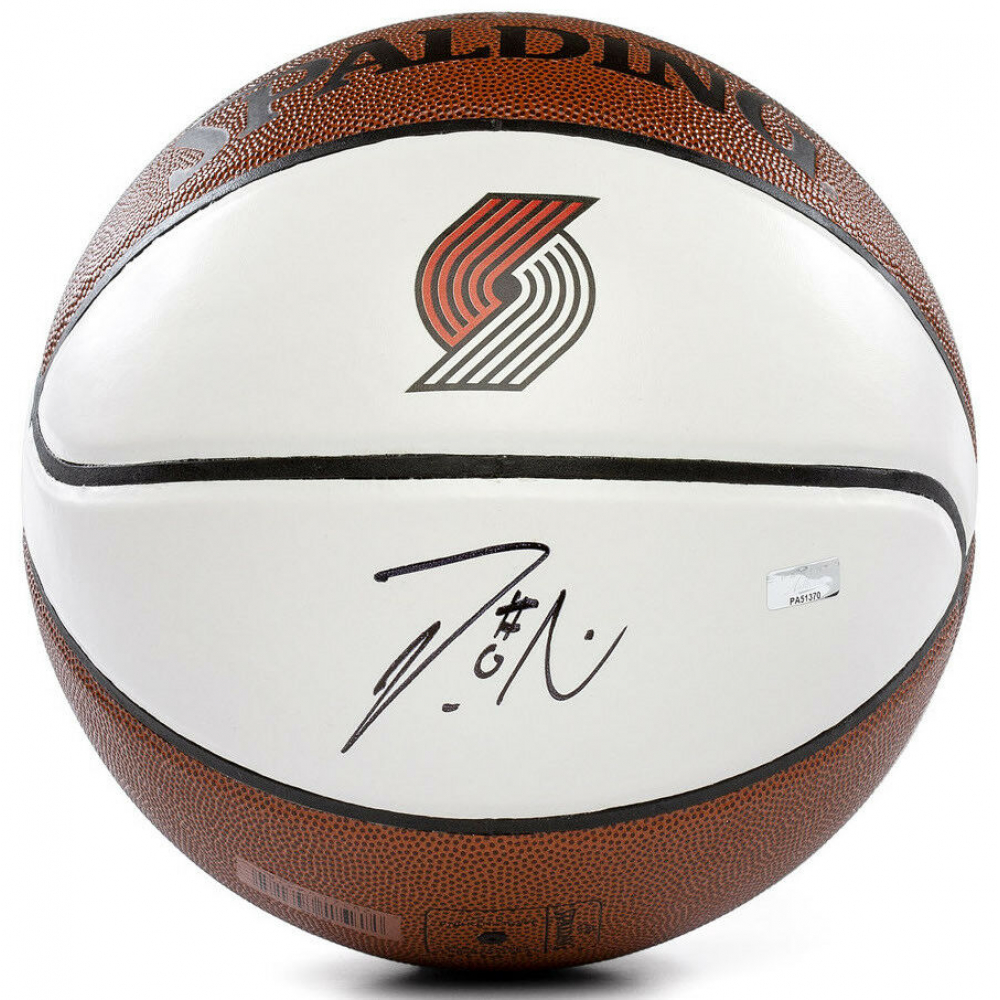 damian lillard autographed basketball