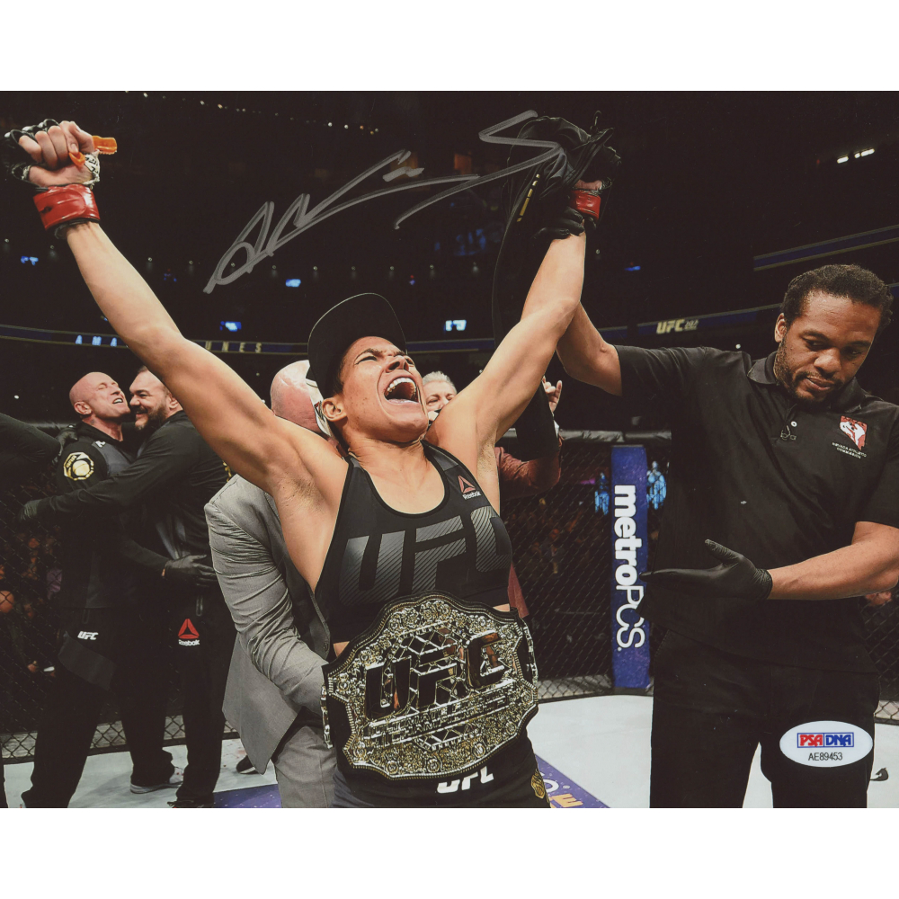 Amanda Nunes Signed UFC 8x10 Photo (PSA) | Pristine Auction