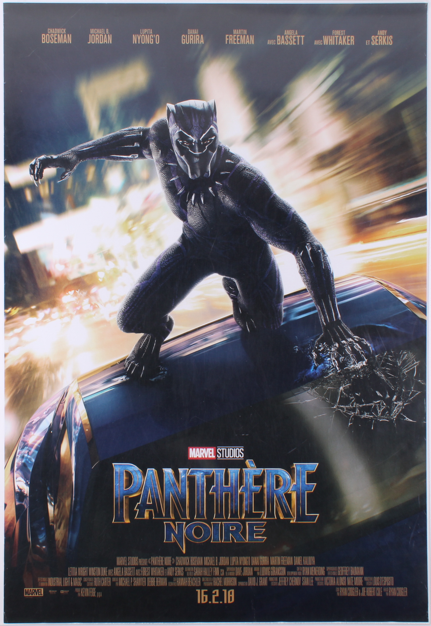 "Black Panther" 27x40 Movie Poster at PristineAuction.com "Black Panther" 27x40 Movie Poster at PristineAuction.com