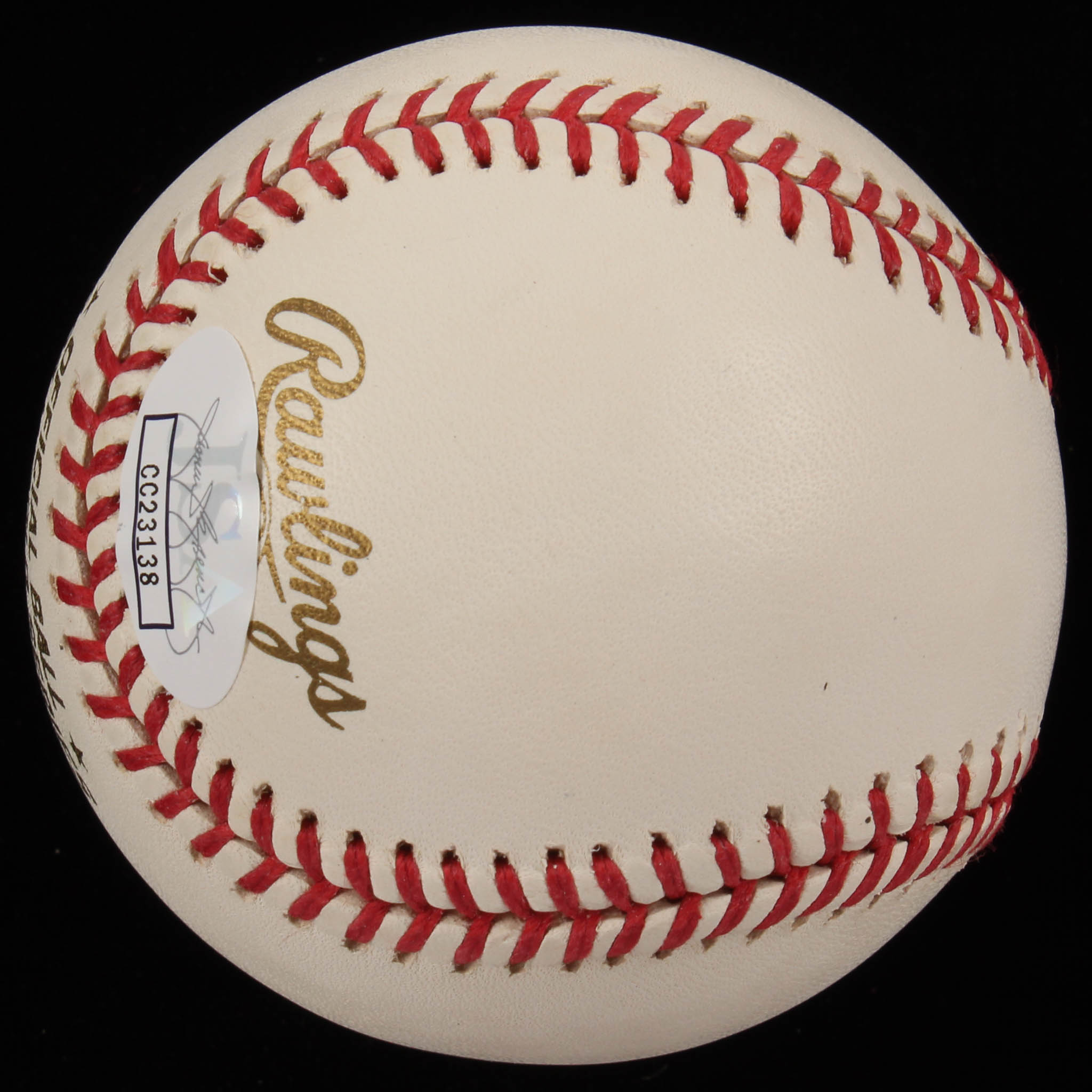 Luis Gonzalez Signed Official 2001 World Series Logo Baseball (JSA COA) at PristineAuction.com Luis Gonzalez Signed Official 2001 World Series Logo Baseball (JSA COA) at PristineAuction.com