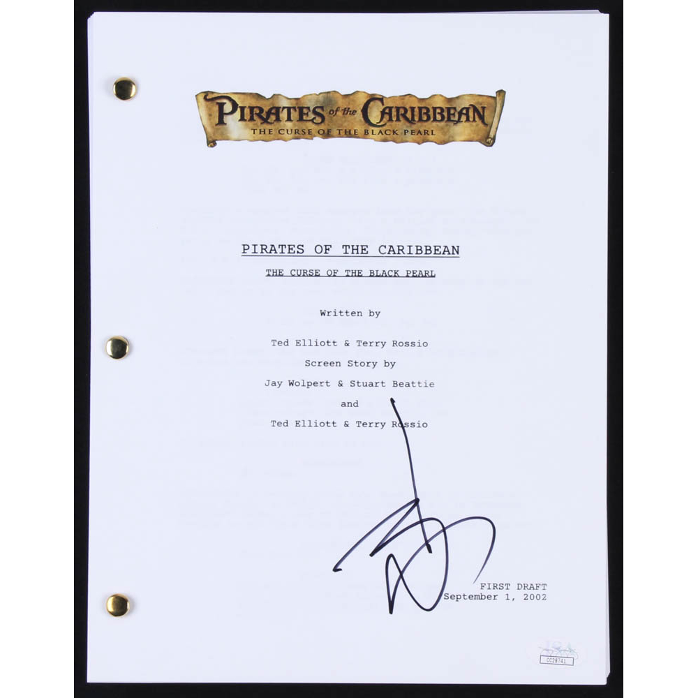 Johnny Depp Signed 