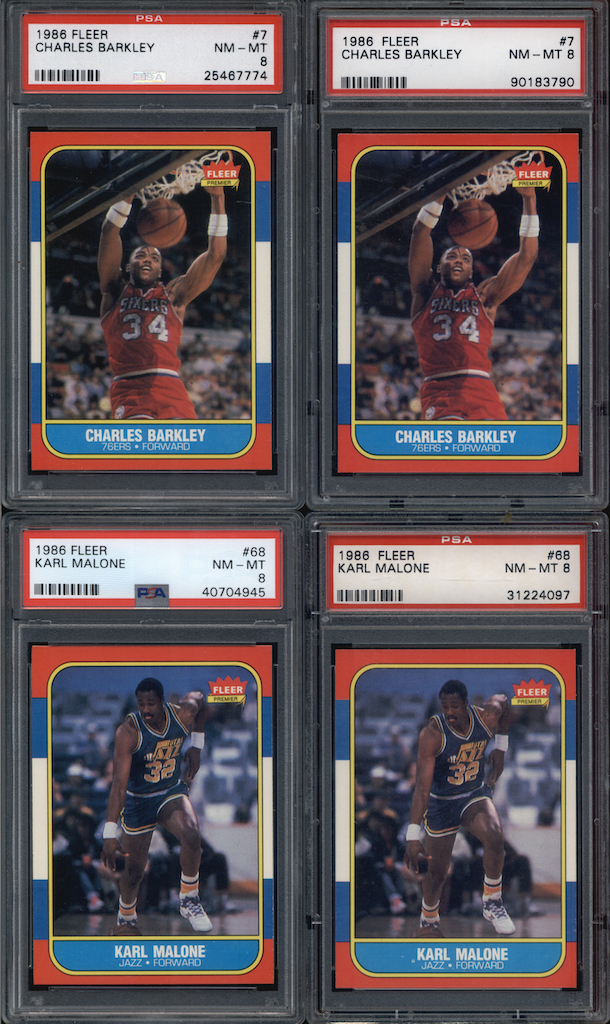 DOUBLE 1986-87 FLEER GRADED SET BREAK MYSTERY BOX – (5) MICHAEL JORDAN GRADED RC’s! at PristineAuction.com DOUBLE 1986-87 FLEER GRADED SET BREAK MYSTERY BOX – (5) MICHAEL JORDAN GRADED RC’s! at PristineAuction.com