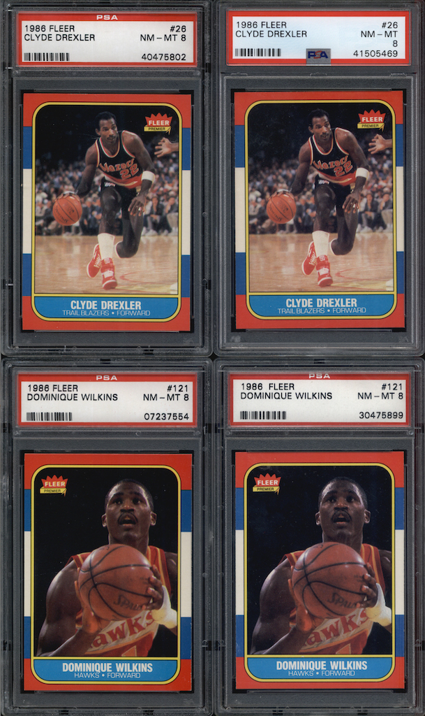 DOUBLE 1986-87 FLEER GRADED SET BREAK MYSTERY BOX – (5) MICHAEL JORDAN GRADED RC’s! at PristineAuction.com DOUBLE 1986-87 FLEER GRADED SET BREAK MYSTERY BOX – (5) MICHAEL JORDAN GRADED RC’s! at PristineAuction.com