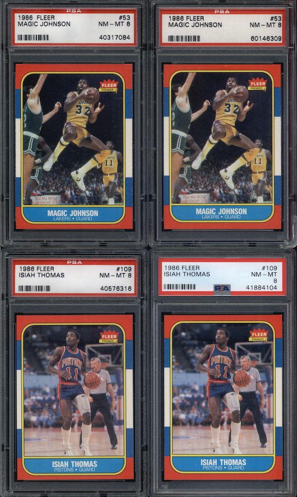 DOUBLE 1986-87 FLEER GRADED SET BREAK MYSTERY BOX – (5) MICHAEL JORDAN GRADED RC’s! at PristineAuction.com DOUBLE 1986-87 FLEER GRADED SET BREAK MYSTERY BOX – (5) MICHAEL JORDAN GRADED RC’s! at PristineAuction.com