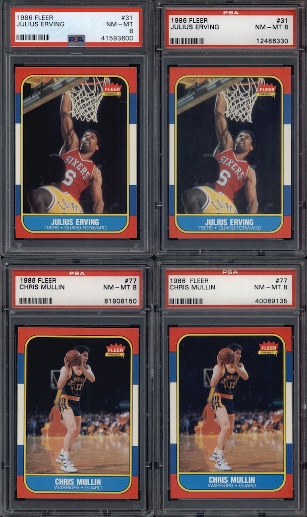 DOUBLE 1986-87 FLEER GRADED SET BREAK MYSTERY BOX – (5) MICHAEL JORDAN GRADED RC’s! at PristineAuction.com DOUBLE 1986-87 FLEER GRADED SET BREAK MYSTERY BOX – (5) MICHAEL JORDAN GRADED RC’s! at PristineAuction.com