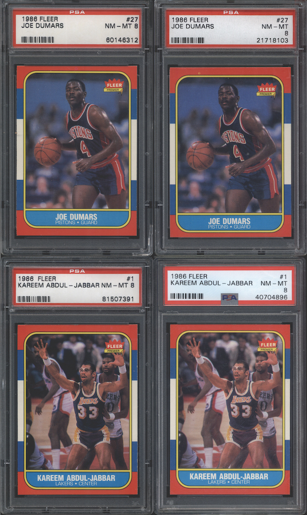 DOUBLE 1986-87 FLEER GRADED SET BREAK MYSTERY BOX – (5) MICHAEL JORDAN GRADED RC’s! at PristineAuction.com DOUBLE 1986-87 FLEER GRADED SET BREAK MYSTERY BOX – (5) MICHAEL JORDAN GRADED RC’s! at PristineAuction.com