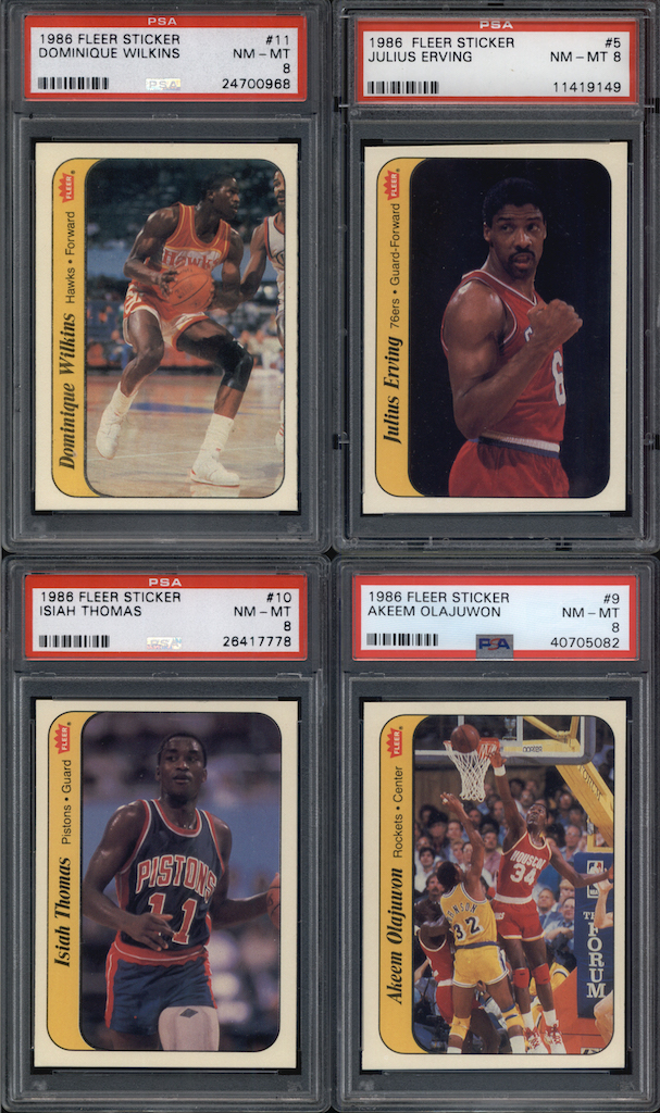 DOUBLE 1986-87 FLEER GRADED SET BREAK MYSTERY BOX – (5) MICHAEL JORDAN GRADED RC’s! at PristineAuction.com DOUBLE 1986-87 FLEER GRADED SET BREAK MYSTERY BOX – (5) MICHAEL JORDAN GRADED RC’s! at PristineAuction.com