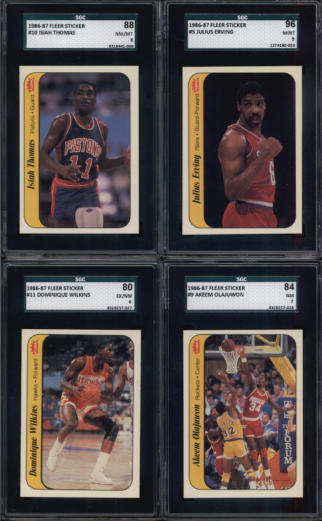 DOUBLE 1986-87 FLEER GRADED SET BREAK MYSTERY BOX – (5) MICHAEL JORDAN GRADED RC’s! at PristineAuction.com DOUBLE 1986-87 FLEER GRADED SET BREAK MYSTERY BOX – (5) MICHAEL JORDAN GRADED RC’s! at PristineAuction.com