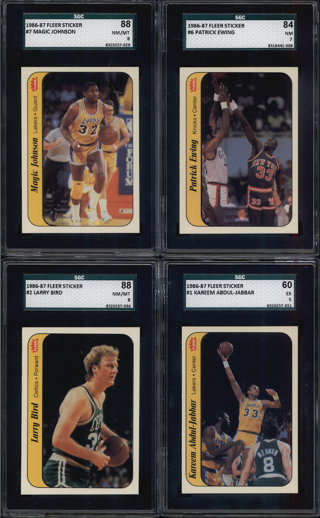 DOUBLE 1986-87 FLEER GRADED SET BREAK MYSTERY BOX – (5) MICHAEL JORDAN GRADED RC’s! at PristineAuction.com DOUBLE 1986-87 FLEER GRADED SET BREAK MYSTERY BOX – (5) MICHAEL JORDAN GRADED RC’s! at PristineAuction.com