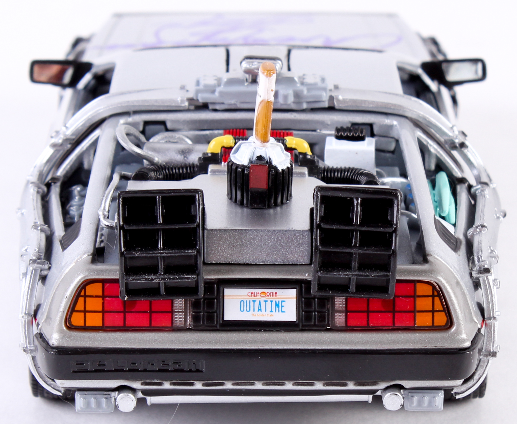 Christopher Lloyd Signed "Back to the Future Part II" DeLorean 1:24 Diecast Car (Beckett COA) at PristineAuction.com Christopher Lloyd Signed "Back to the Future Part II" DeLorean 1:24 Diecast Car (Beckett COA) at PristineAuction.com