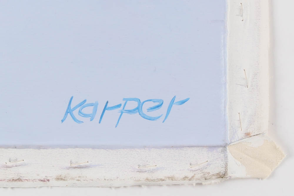 Frank Karper Signed "Classic Kenworth" 34x49 Original Acrylic Painting on Canvas (PA LOA) at PristineAuction.com Frank Karper Signed "Classic Kenworth" 34x49 Original Acrylic Painting on Canvas (PA LOA) at PristineAuction.com