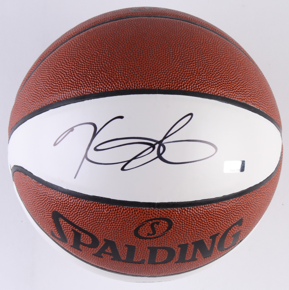 kd signed basketball