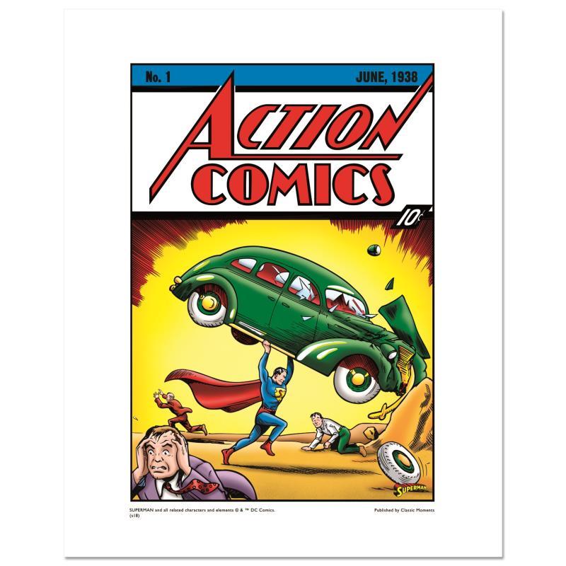"Superman #1" LE 20x16 Giclee on Paper by DC Comics (Artova) at PristineAuction.com "Superman #1" LE 20x16 Giclee on Paper by DC Comics (Artova) at PristineAuction.com