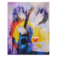 "Interlude" LE 24x30 Giclee on Canvas by Arbe (Artova) at PristineAuction.com