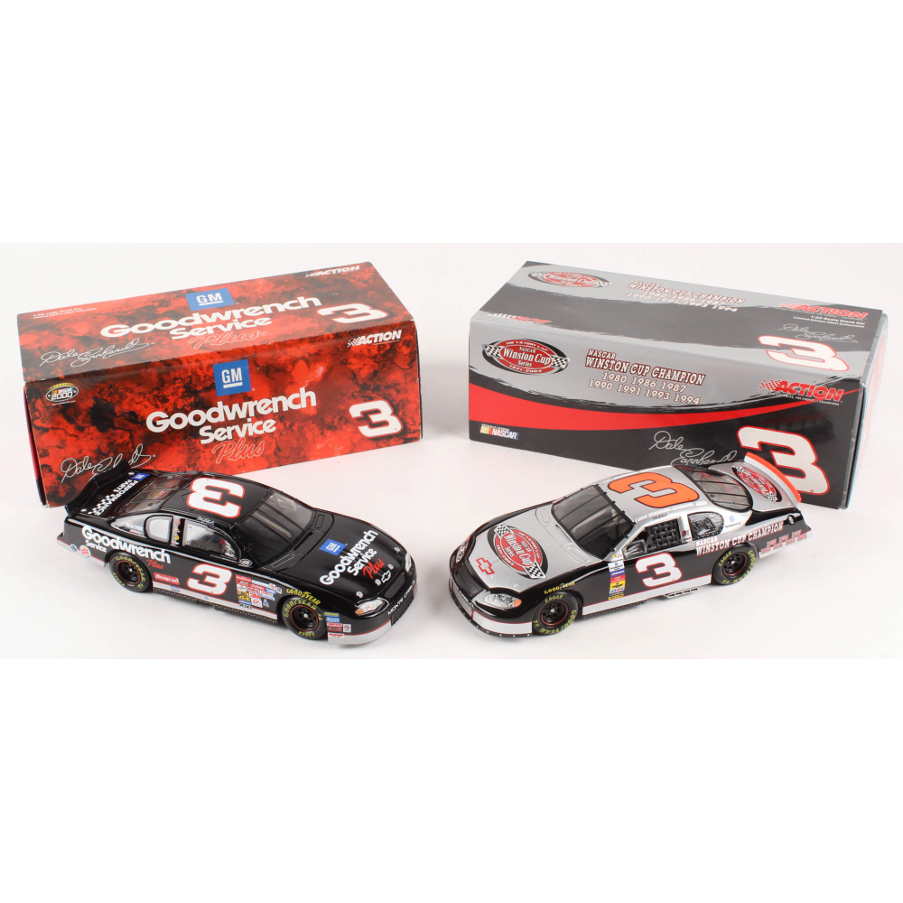 Lot of (2) Dale Earnhardt Sr. LE 124 Scale Die Cast Cars with (1) 3