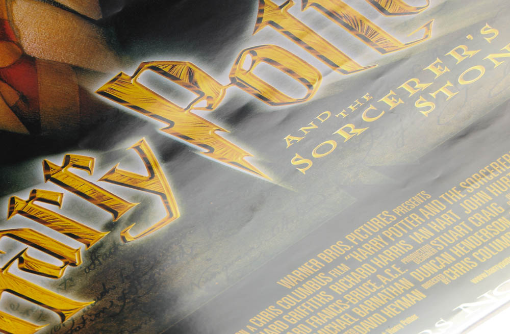 Daniel Radcliffe Signed "Harry Potter and the Sorcerer's Stone" 27x40 Movie Poster (Beckett COA) at PristineAuction.com Daniel Radcliffe Signed "Harry Potter and the Sorcerer's Stone" 27x40 Movie Poster (Beckett COA) at PristineAuction.com