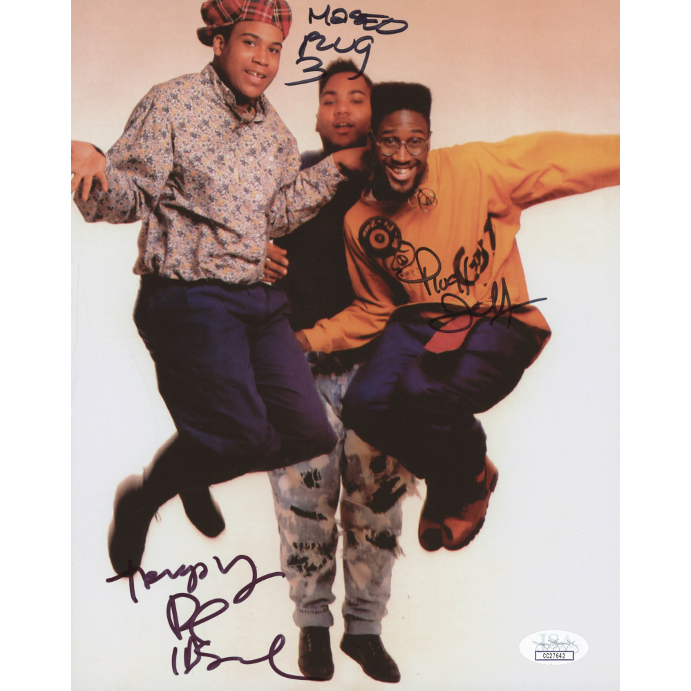 De La Soul 8x10 Photo Signed by Posdnuos, Trugoy & Maseo Inscribed