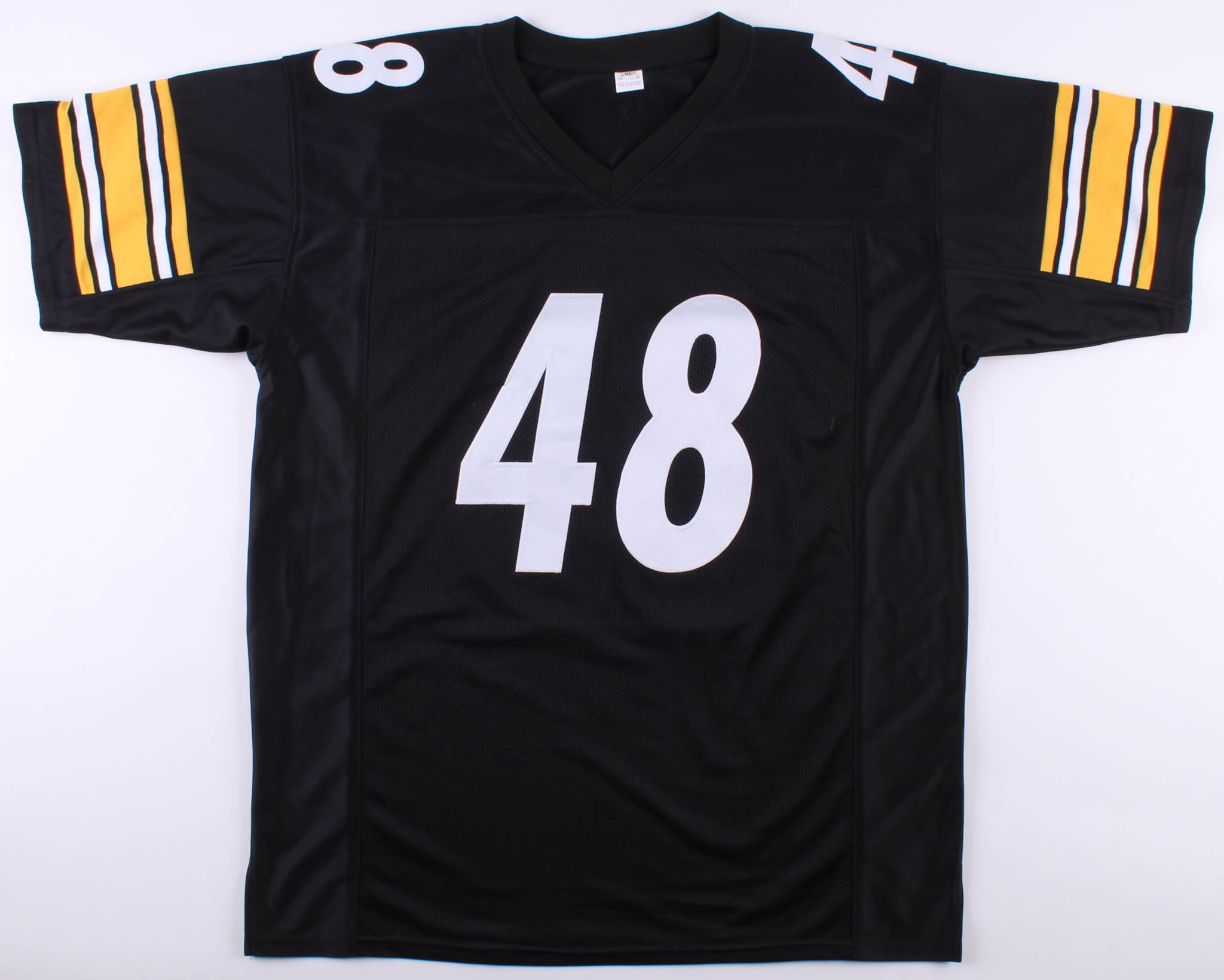 Bud Dupree Signed Pittsburgh Steelers Jersey Inscribed "Steeler 4 Life" (CAS Hologram) at PristineAuction.com Bud Dupree Signed Pittsburgh Steelers Jersey Inscribed "Steeler 4 Life" (CAS Hologram) at PristineAuction.com