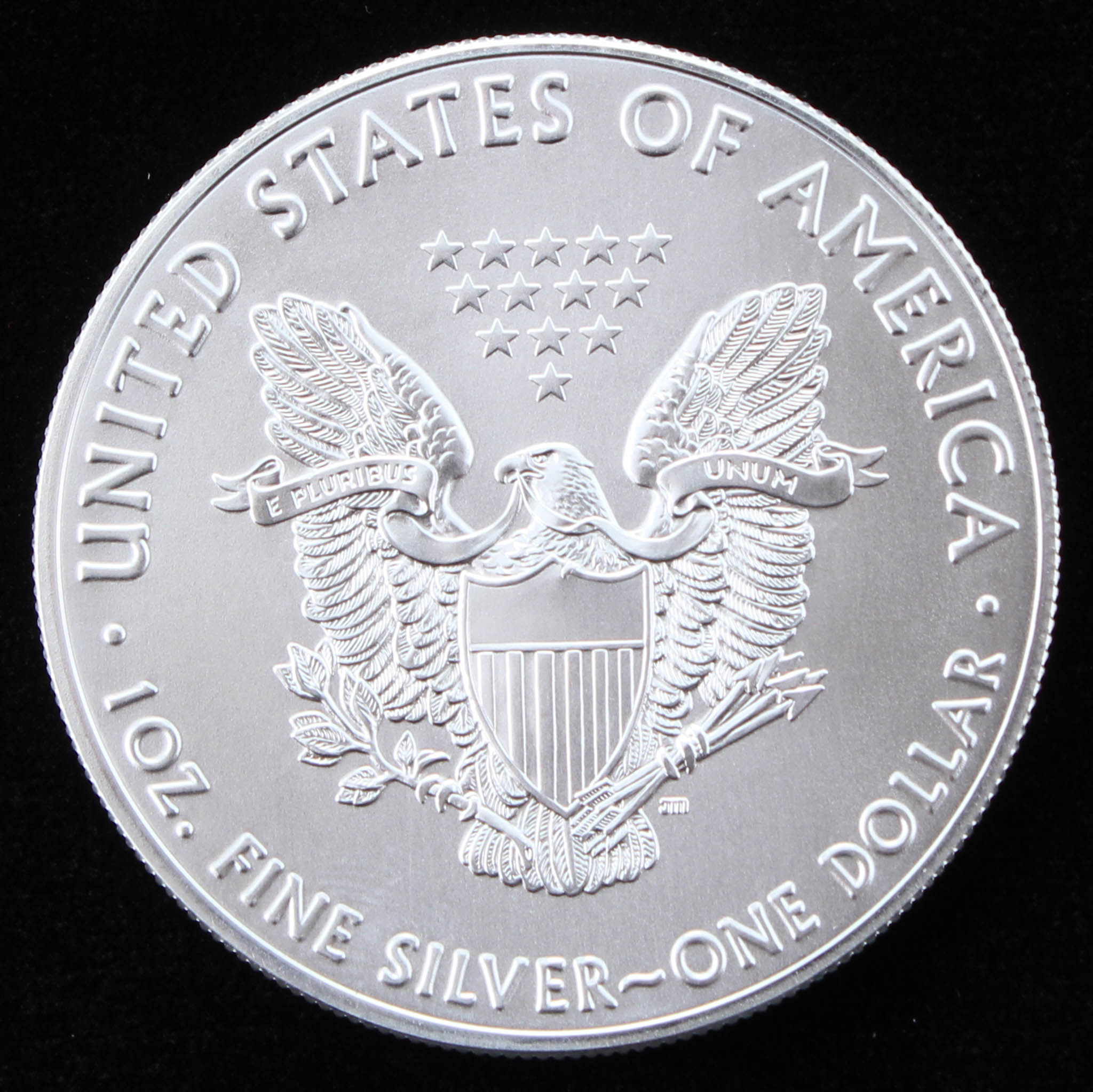 2019 American Silver Eagle $1 One-Dollar Coin (Brilliant Uncirculated) at PristineAuction.com 2019 American Silver Eagle $1 One-Dollar Coin (Brilliant Uncirculated) at PristineAuction.com
