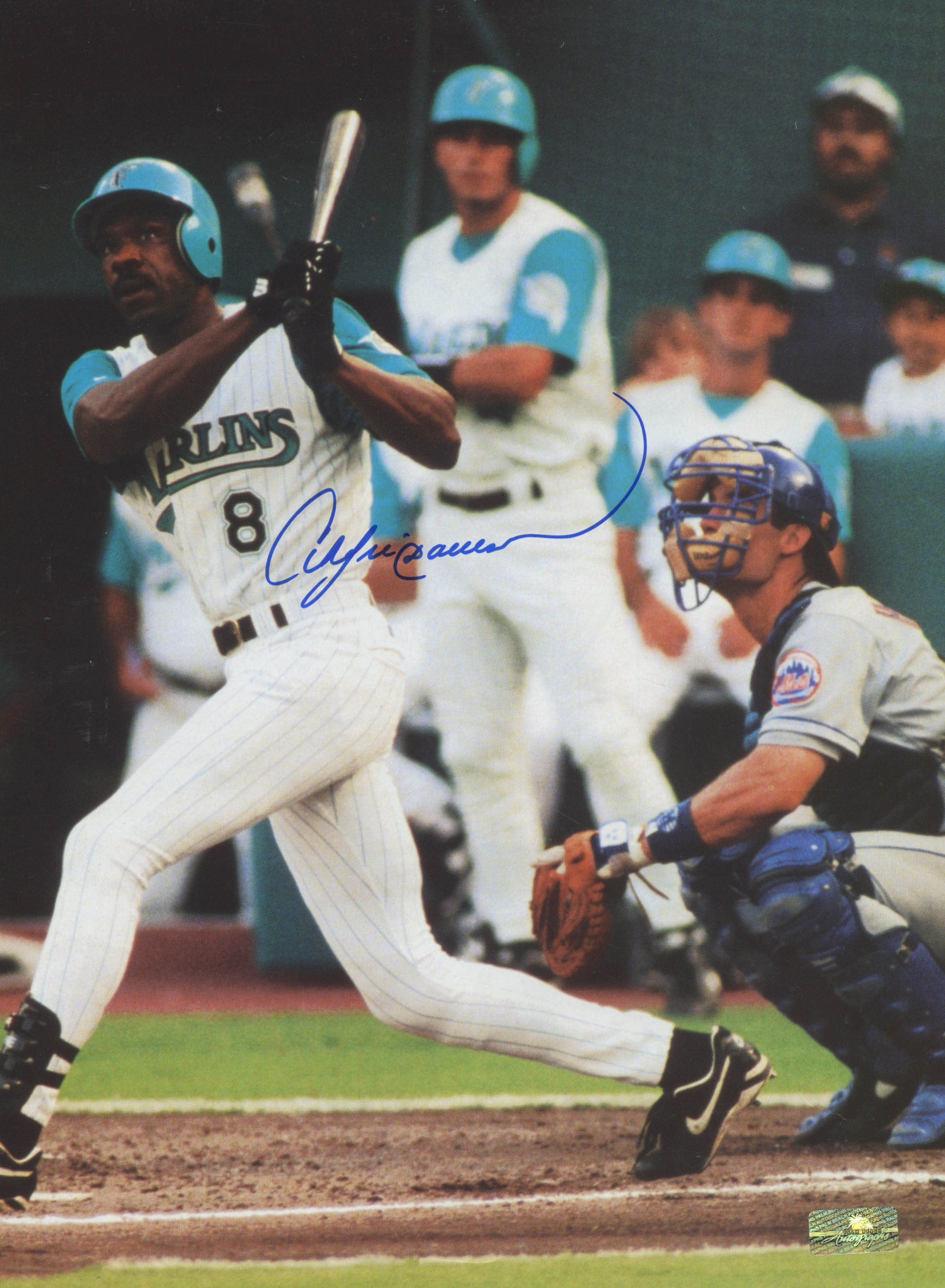 Andre Dawson Signed Florida Marlins 8x10 Photo (Palm Beach COA) at PristineAuction.com Andre Dawson Signed Florida Marlins 8x10 Photo (Palm Beach COA) at PristineAuction.com