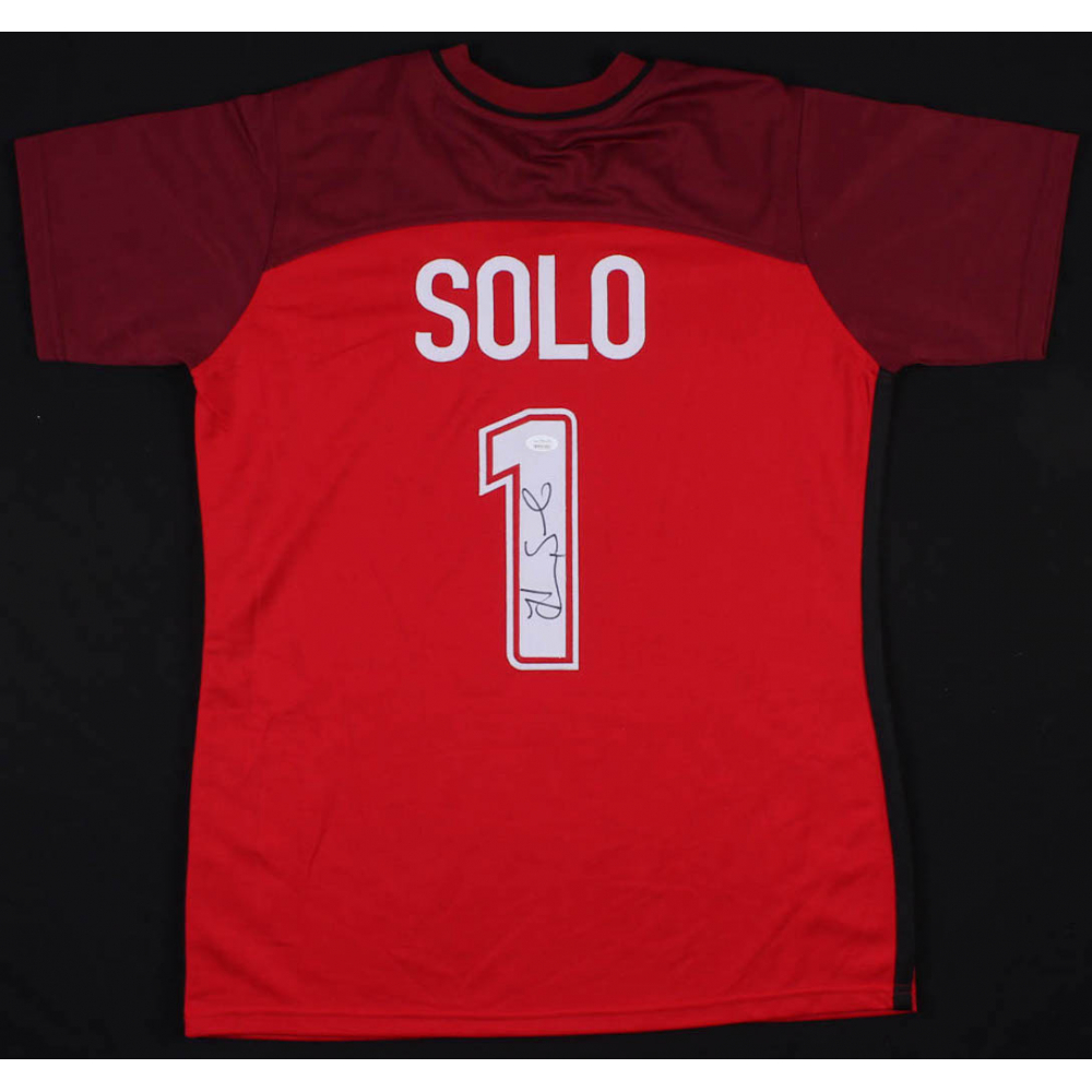Hope Solo Signed Team USA Soccer Jersey (JSA COA) Pristine Auction