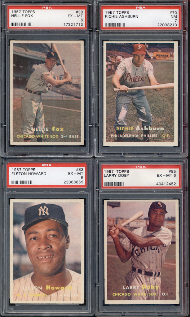 1957 TOPPS BASEBALL GRADED SET BREAK! - Mystery Box - (2 or 3) GRADED Cards Per Pack! at PristineAuction.com 1957 TOPPS BASEBALL GRADED SET BREAK! - Mystery Box - (2 or 3) GRADED Cards Per Pack! at PristineAuction.com