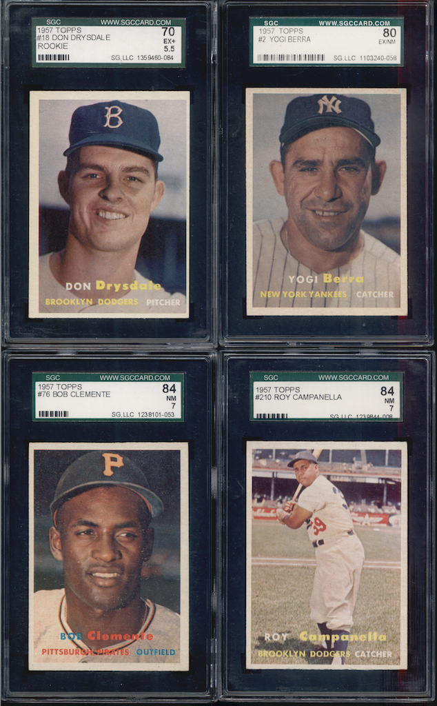 1957 TOPPS BASEBALL GRADED SET BREAK! - Mystery Box - (2 or 3) GRADED Cards Per Pack! at PristineAuction.com 1957 TOPPS BASEBALL GRADED SET BREAK! - Mystery Box - (2 or 3) GRADED Cards Per Pack! at PristineAuction.com