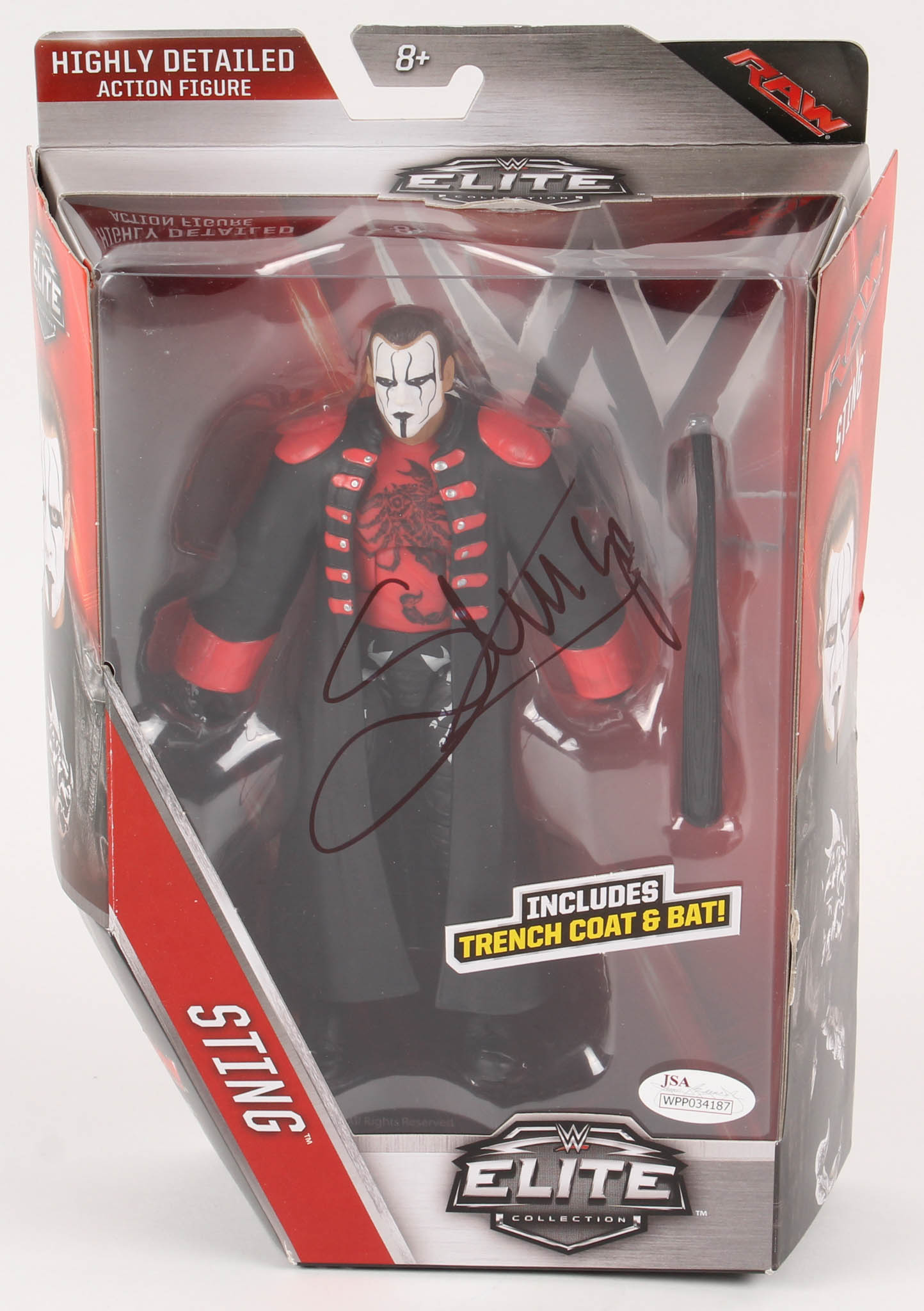Sting Signed WWE "Sting" Action Figure (JSA COA) at PristineAuction.com Sting Signed WWE "Sting" Action Figure (JSA COA) at PristineAuction.com