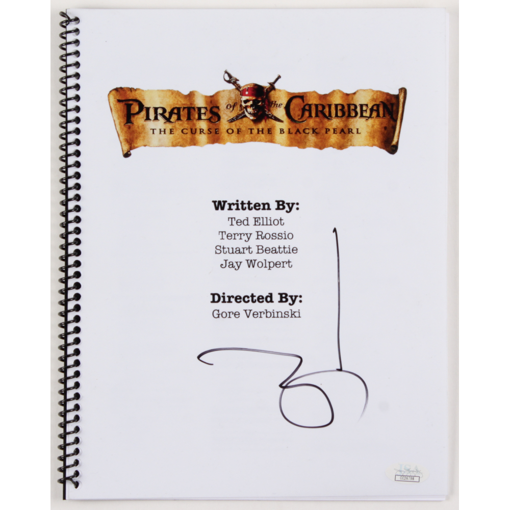 Johnny Depp Signed 