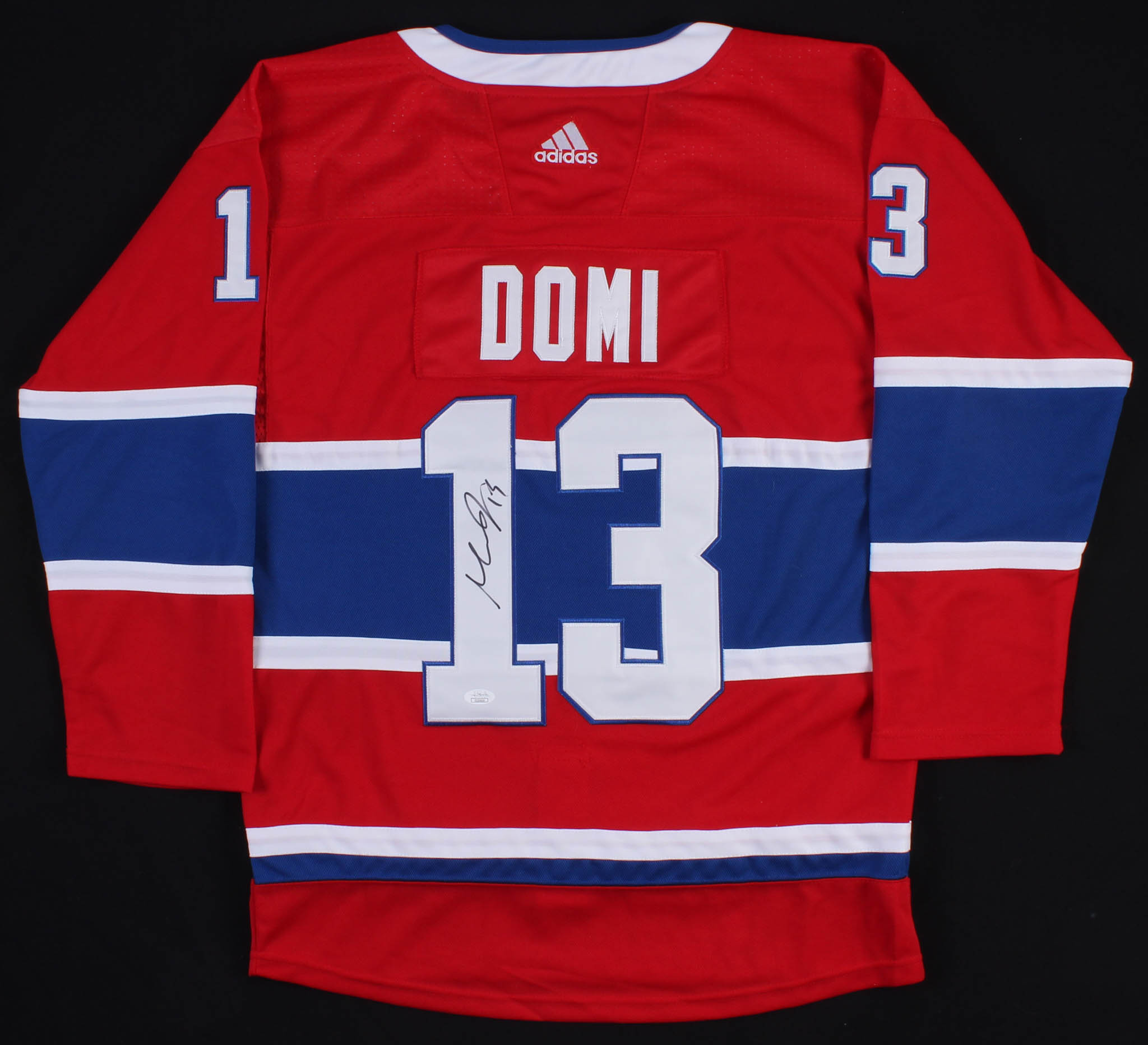 Max Domi Signed Montreal Canadiens Captain Jersey (JSA COA) at PristineAuction.com Max Domi Signed Montreal Canadiens Captain Jersey (JSA COA) at PristineAuction.com