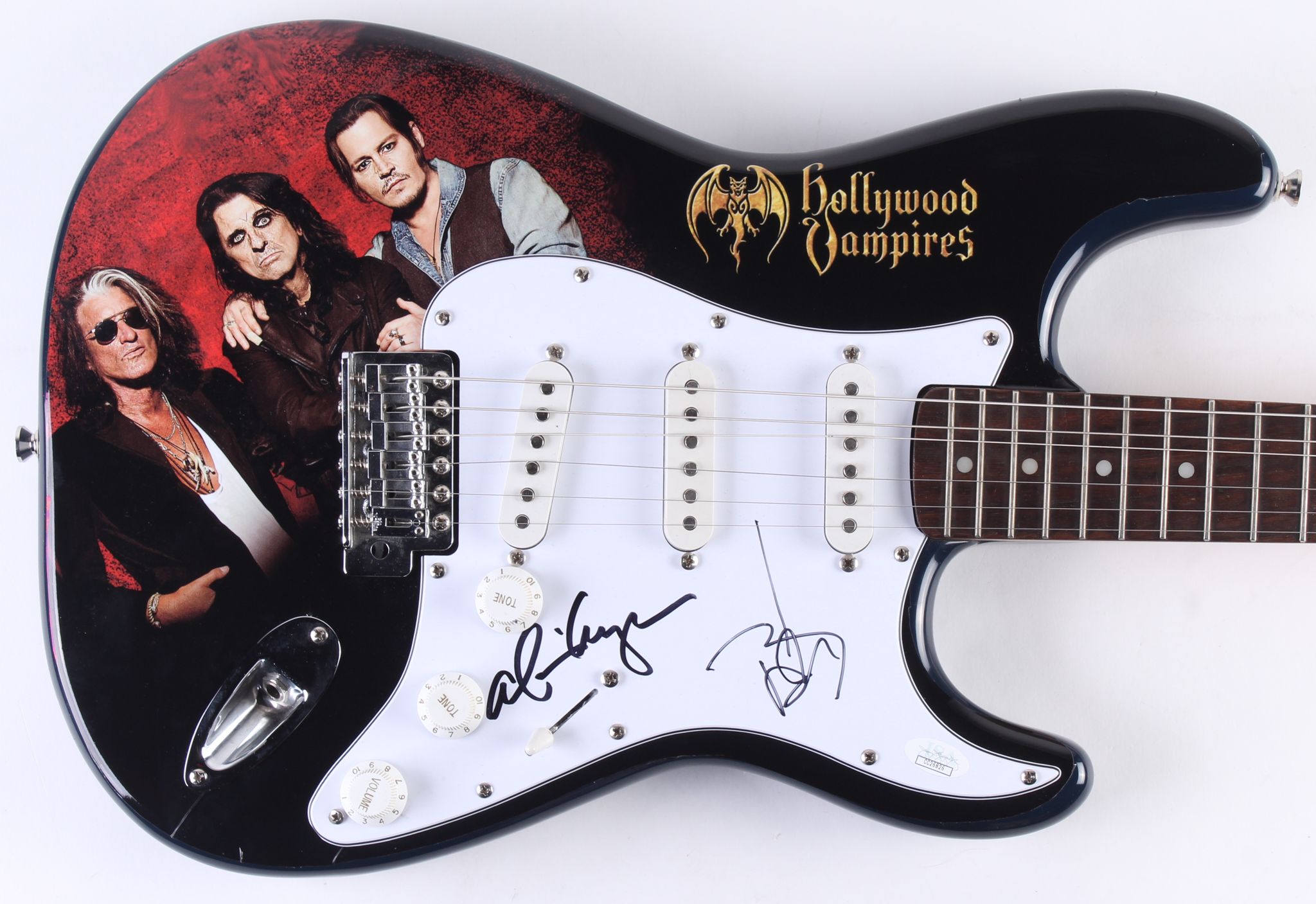 Johnny Depp & Alice Cooper Signed 