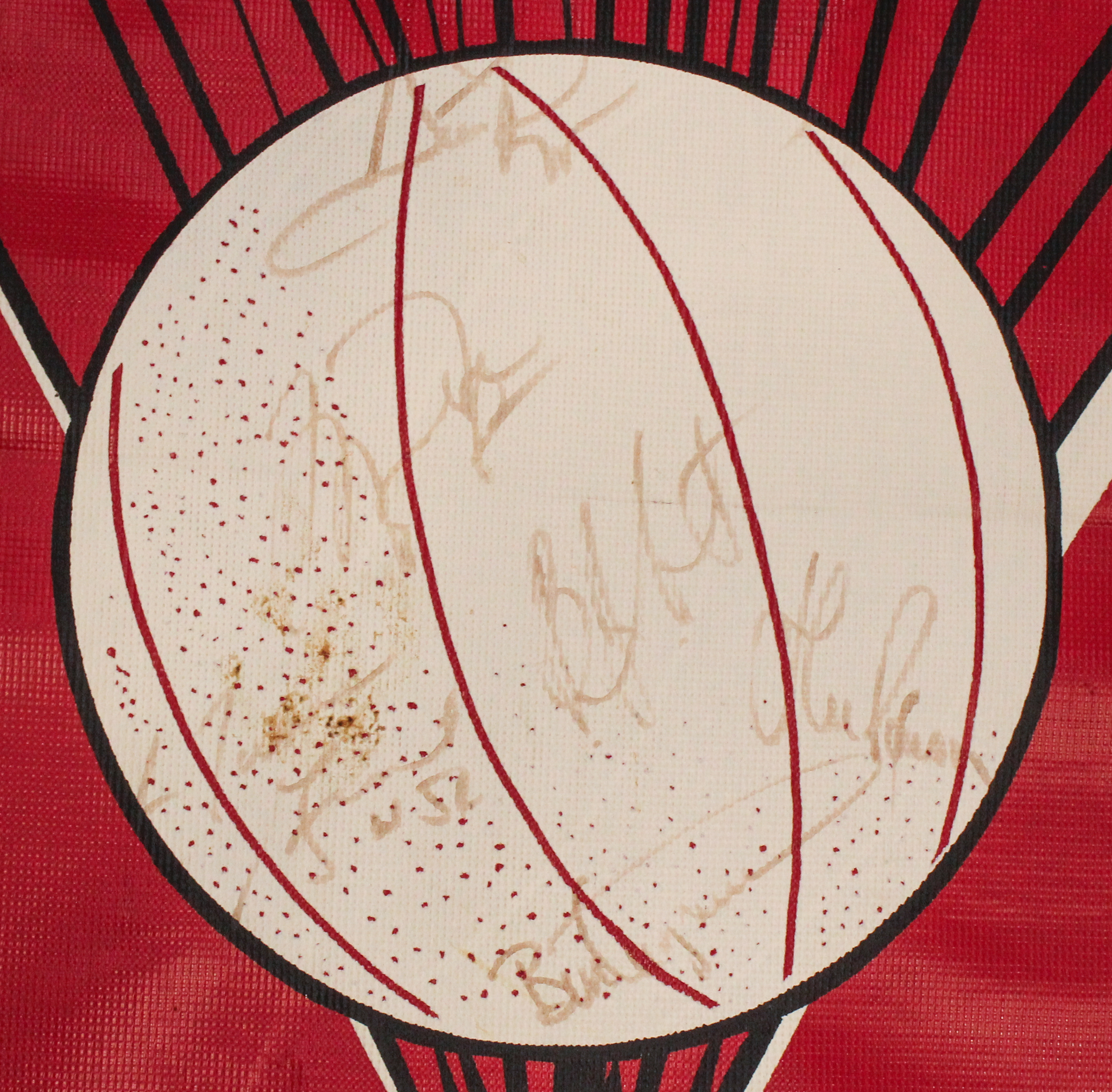 1990-91 Chicago Bulls 31x97 NBA Champs Stadium Banner Signed by (6) with Michael Jordan, Scottie Pippen, Horace Grant, Bill Cartwright (Beckett LOA) at PristineAuction.com 1990-91 Chicago Bulls 31x97 NBA Champs Stadium Banner Signed by (6) with Michael Jordan, Scottie Pippen, Horace Grant, Bill Cartwright (Beckett LOA) at PristineAuction.com